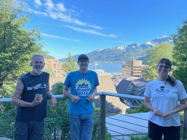 At Clay Good’s home in Juneau