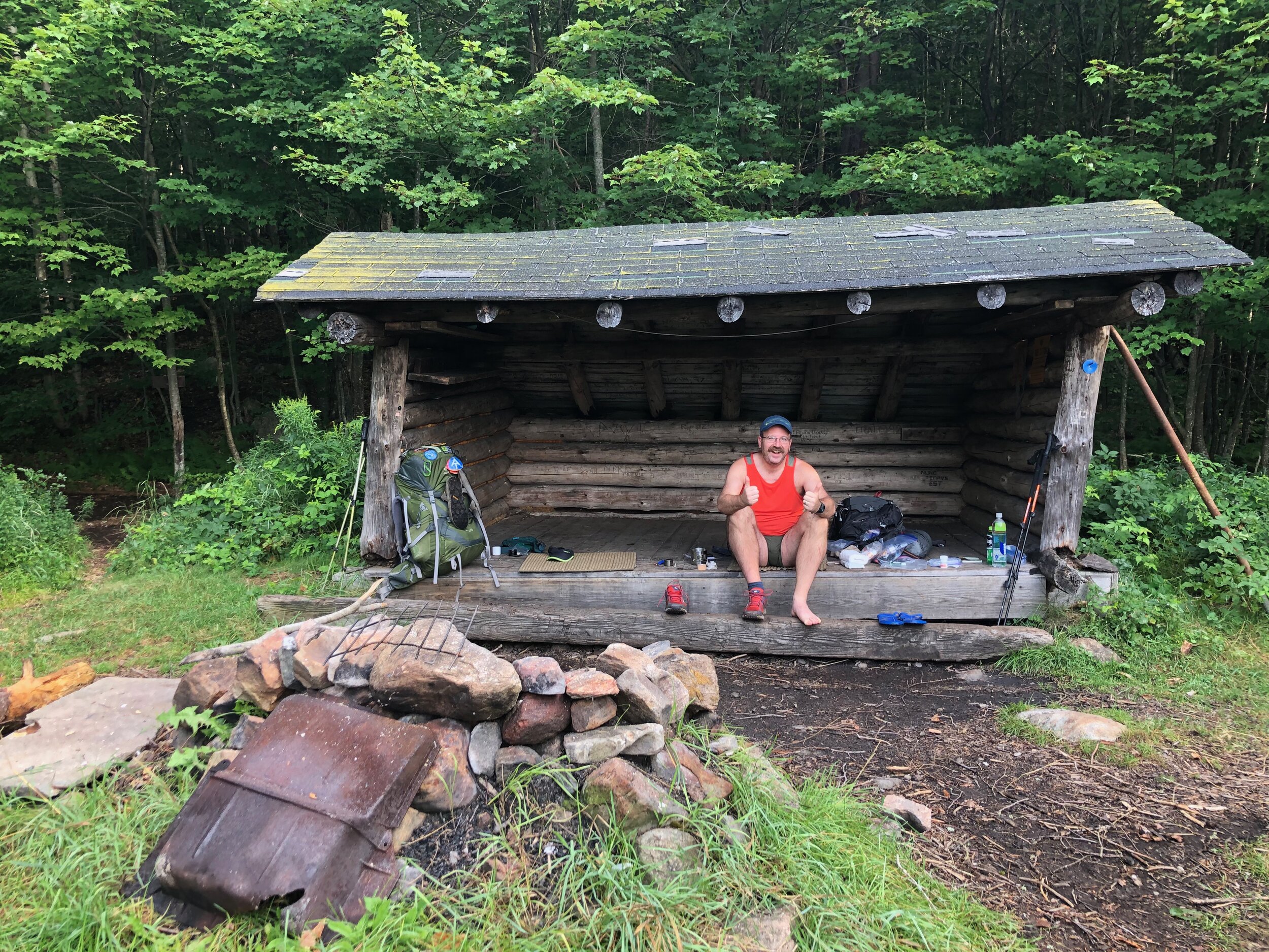Day 5 - 2020 Northville Placid Trail Thru Hike - Cedar Lakes #1 Lean-to to Lake Durant/Route 28