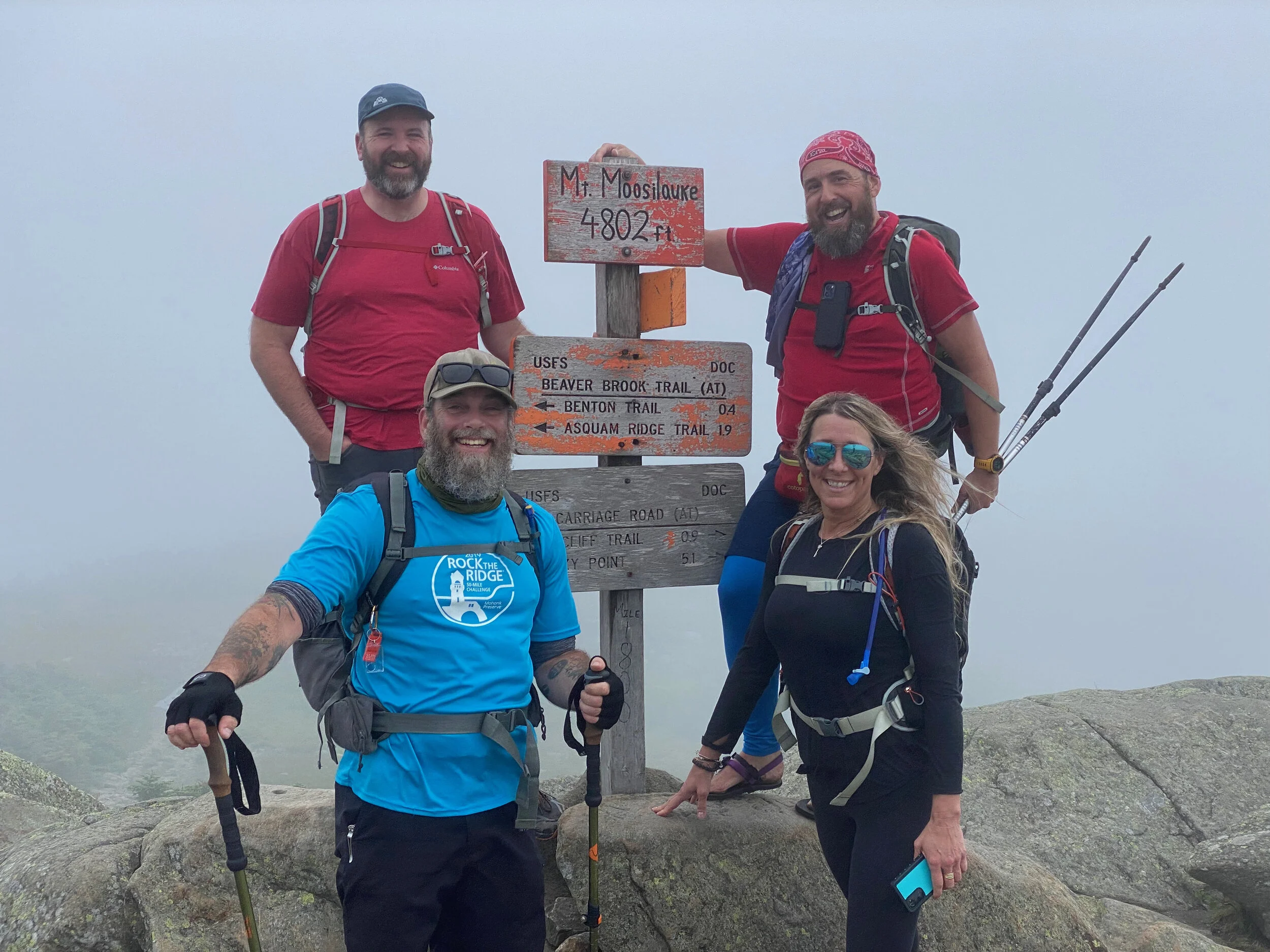 Hiking Mount Moosilauke via the Asquam Ridge Trail, Beaver Brook (AT), and Gorge Brook Trails