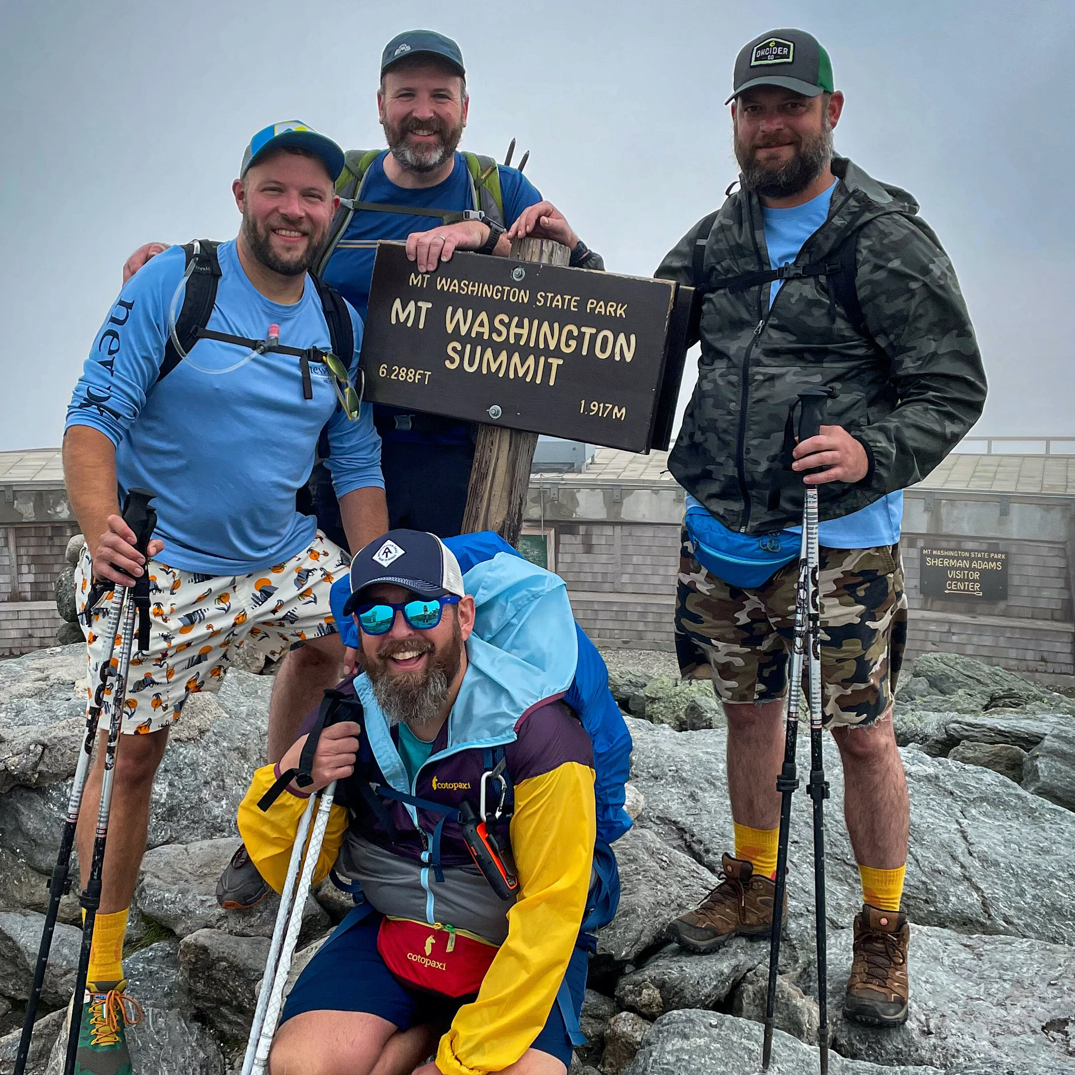 Climbing Mount Washington (6,288') - Ammonoosuc Ravine, Crawford Path, Gulfside, and Jewell Trails