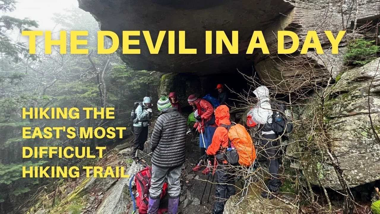 The East’s Most Difficult Trail - Hiking the Devils Path in a day thru wind, rain, and fog