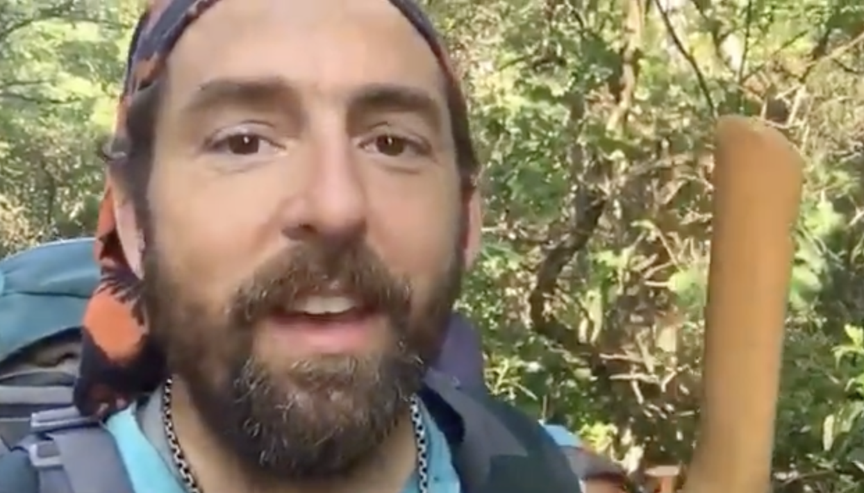 Moe's Halfway Point on his Appalachian Trail Thru Hike