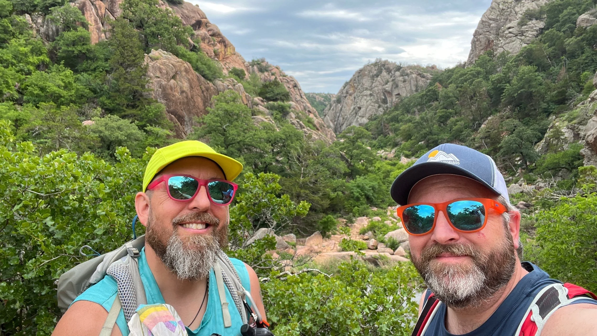 Exploring the scenic Narrows in the Wichita Mountains of Oklahoma