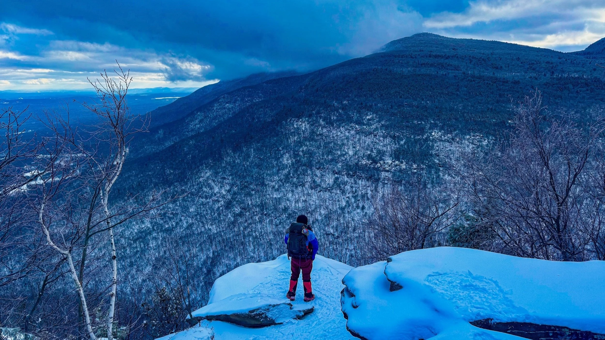 Hiking to Huckleberry Point, one of the best views in the Catskills
