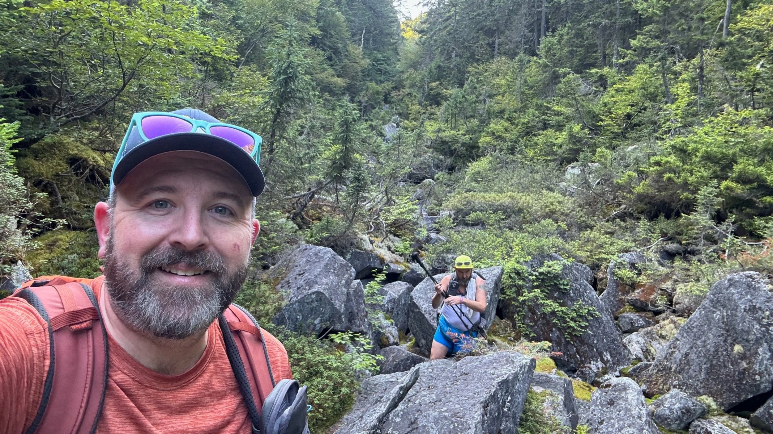 Hiking, Climbing, and Scrambling through the Ice Gulch in Randolph, New Hampshire