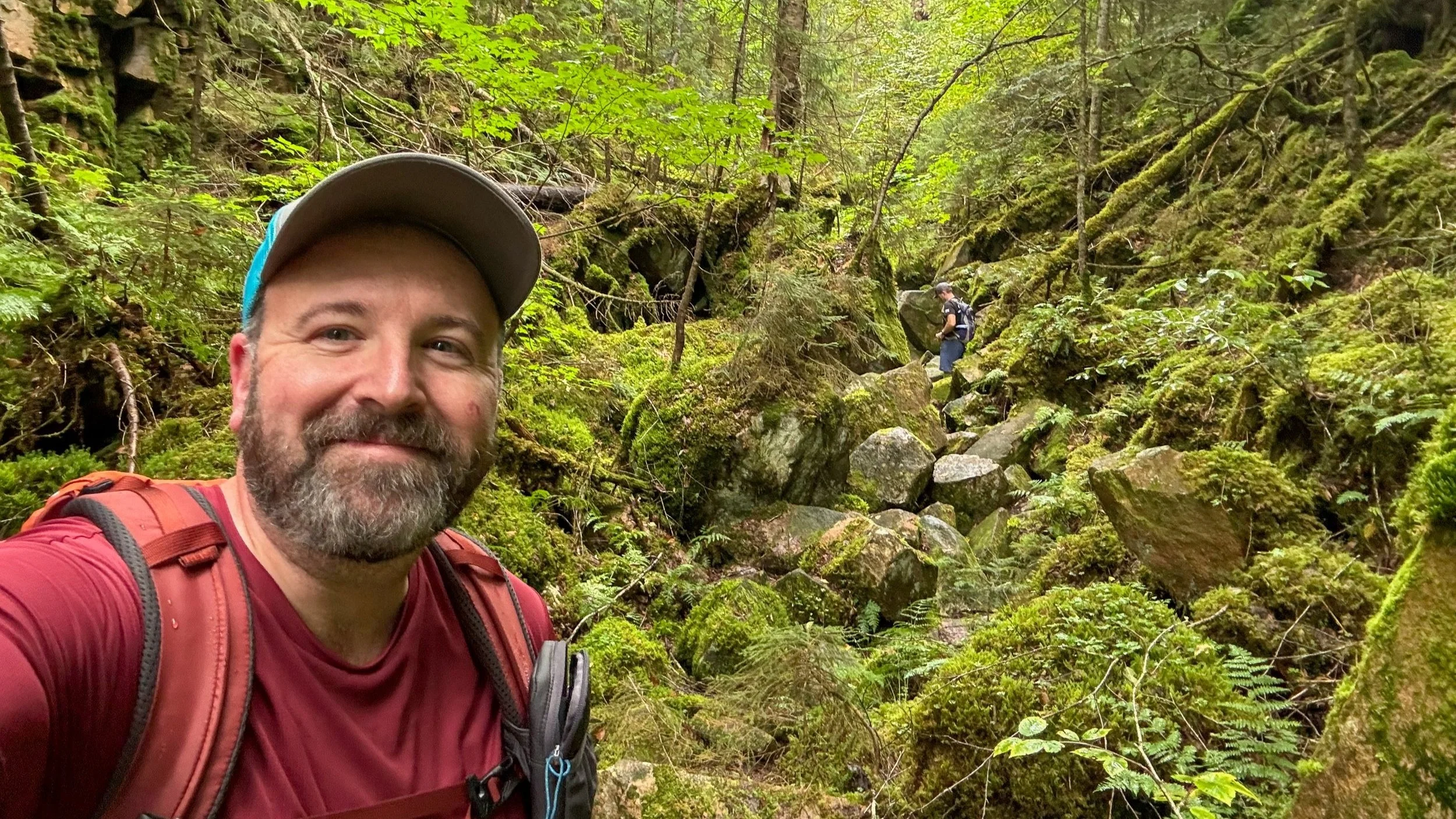 Hiking the Devils Hopyard in Stark, New Hampshire