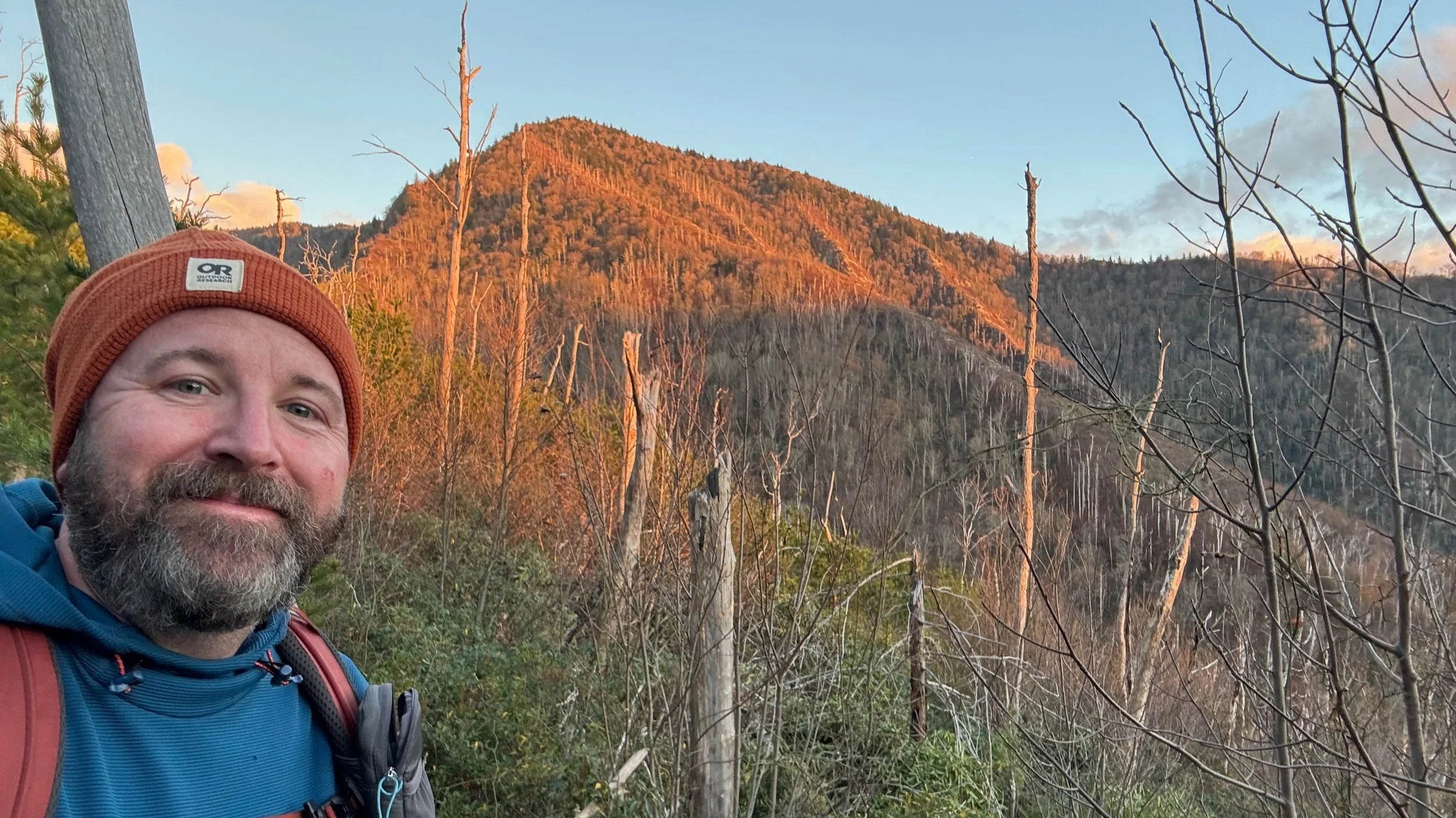 Hiking Mount LeConte in the Great Smoky Mountains National Park via the Rainbow Falls and Bull Head Trails