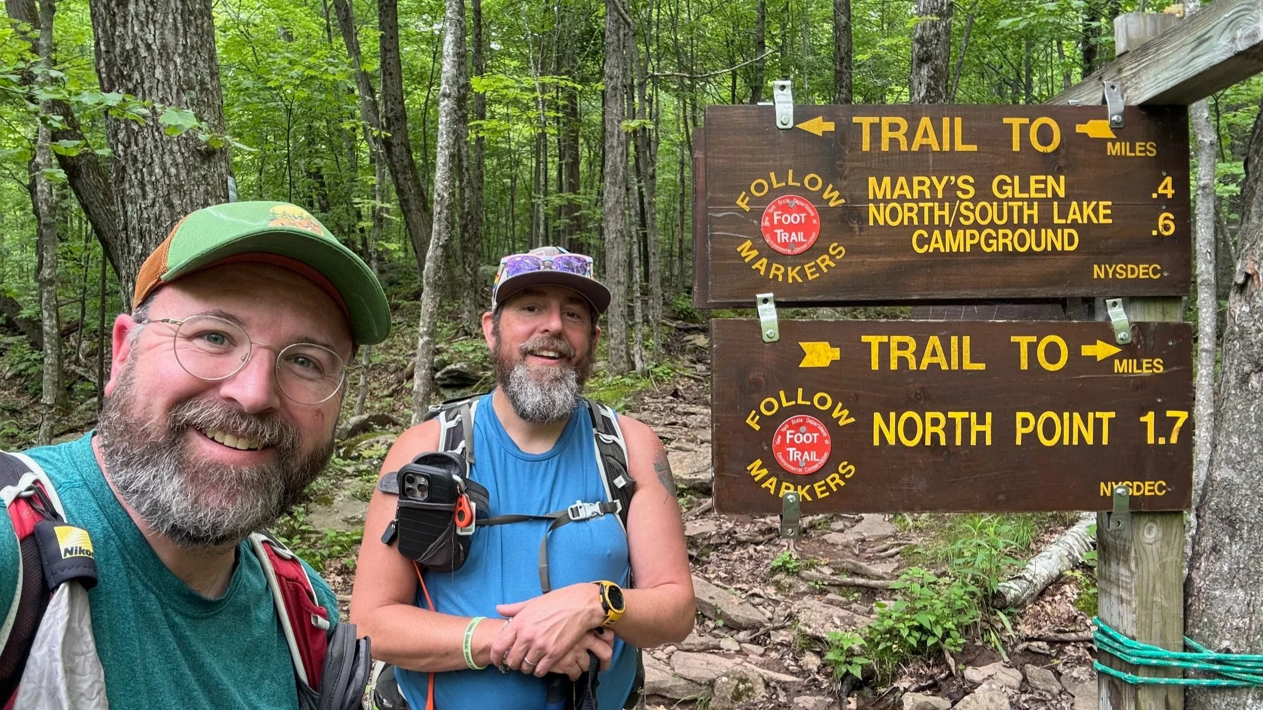 Big News from Hiker Trash Husbands: Jeff Is Now a NYSDEC Licensed Guide