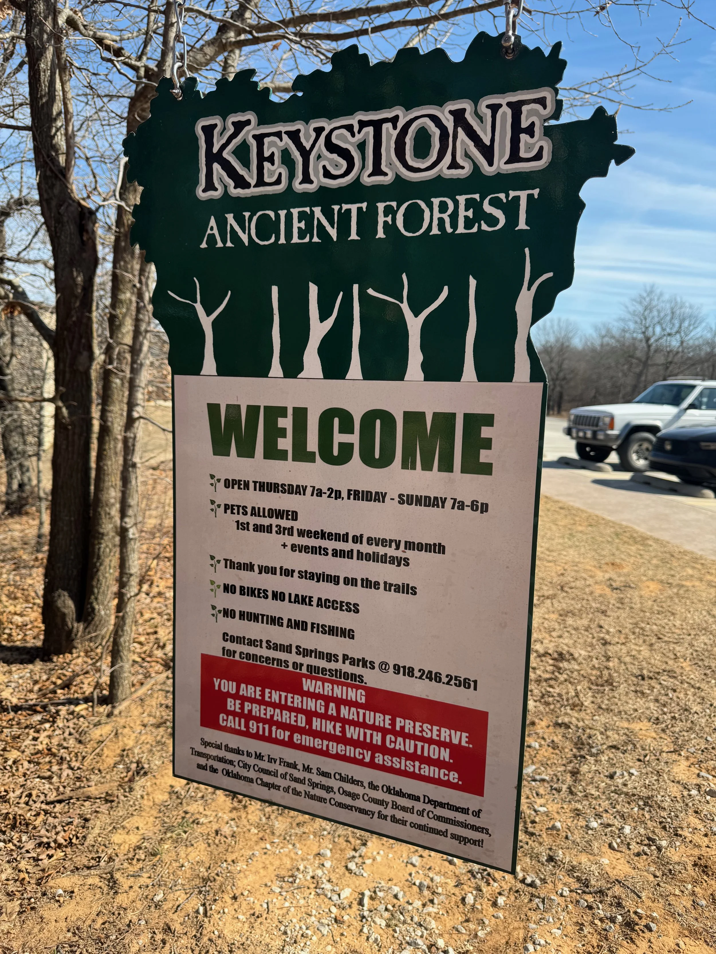 Falls Trail Loop Hiking Guide: Keystone Ancient Forest, Sand Springs OK ...