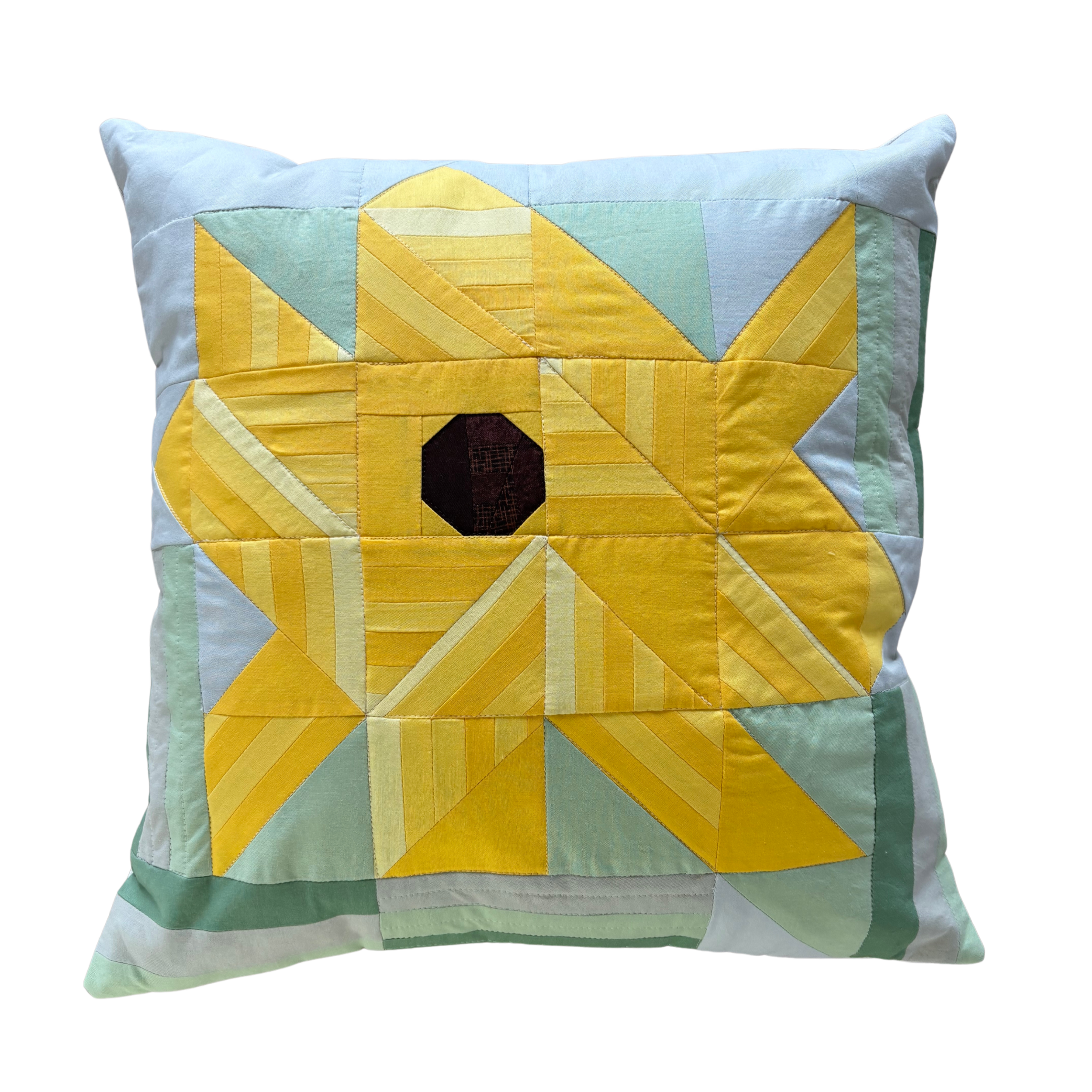 Black-eyed Susan Sunflower Pillow