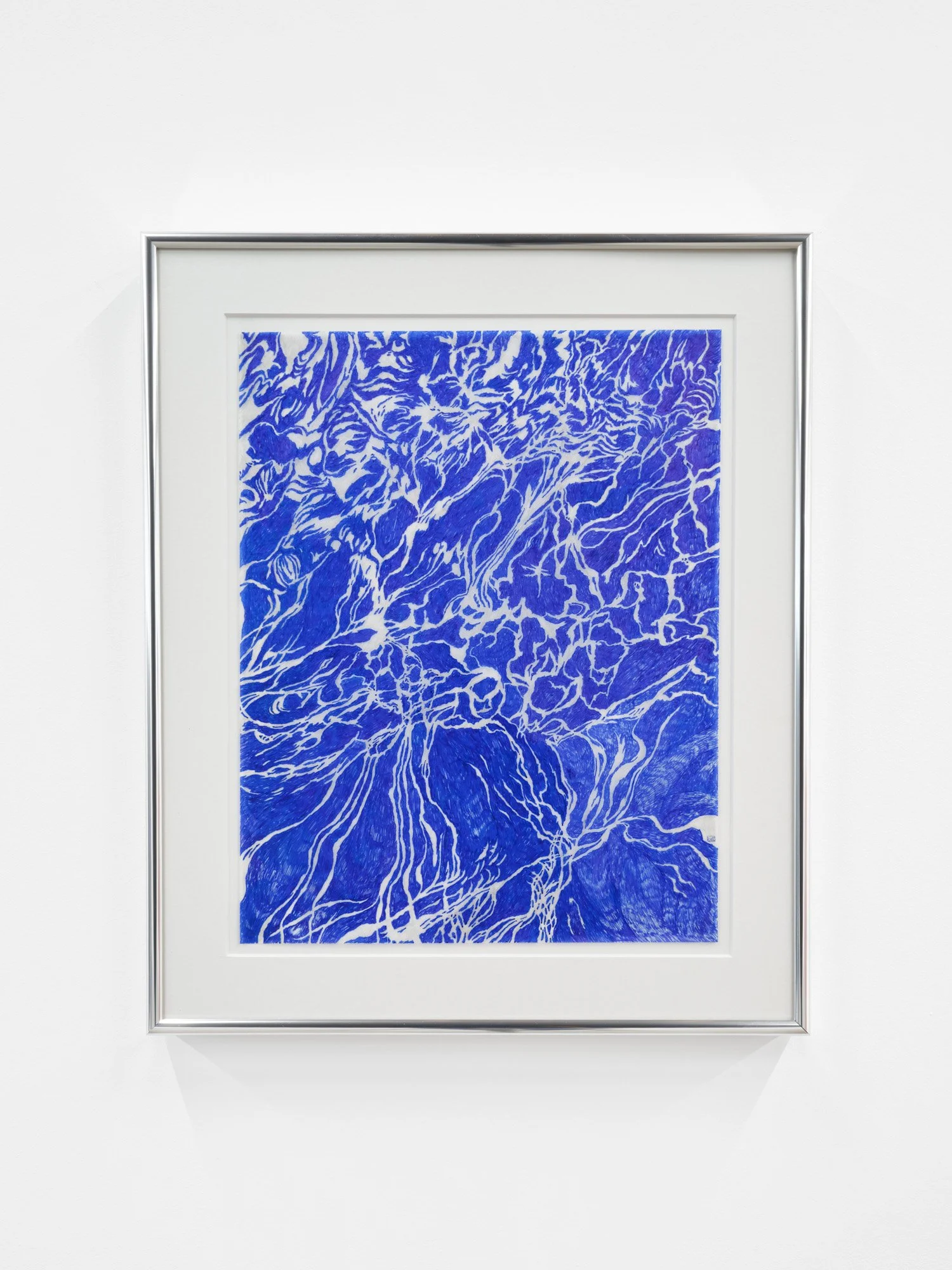   marble  , 2025  Ballpoint pen on vellum  11 x 14 inches 