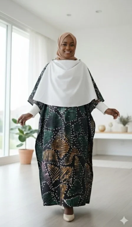 kaftan dress breastfeeding friendly dress non detachable shawl snap buttons discreet nursing access