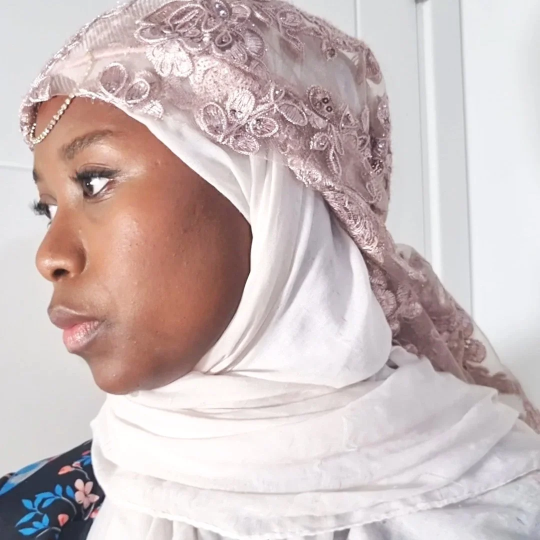 Pink & chain headband wrap couture wrapcouture