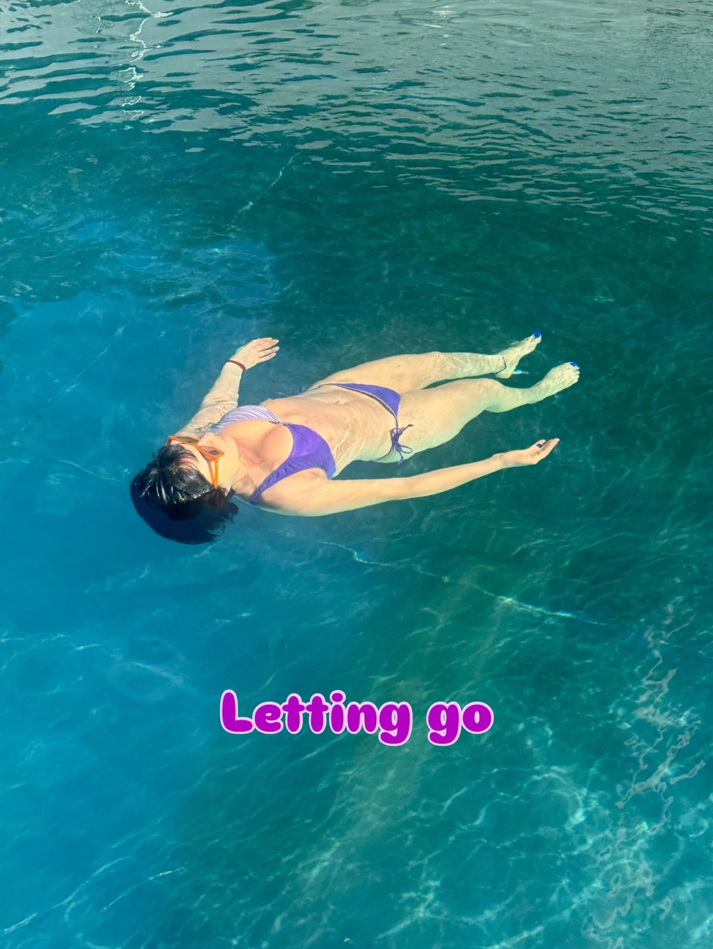 For the next few weeks in Mexico, I&rsquo;ll be #writing and #floating on the water as often as I can, letting go of control and allowing myself to be held by something bigger than me. A spiritual mother with no expectations, where I feel weightless,