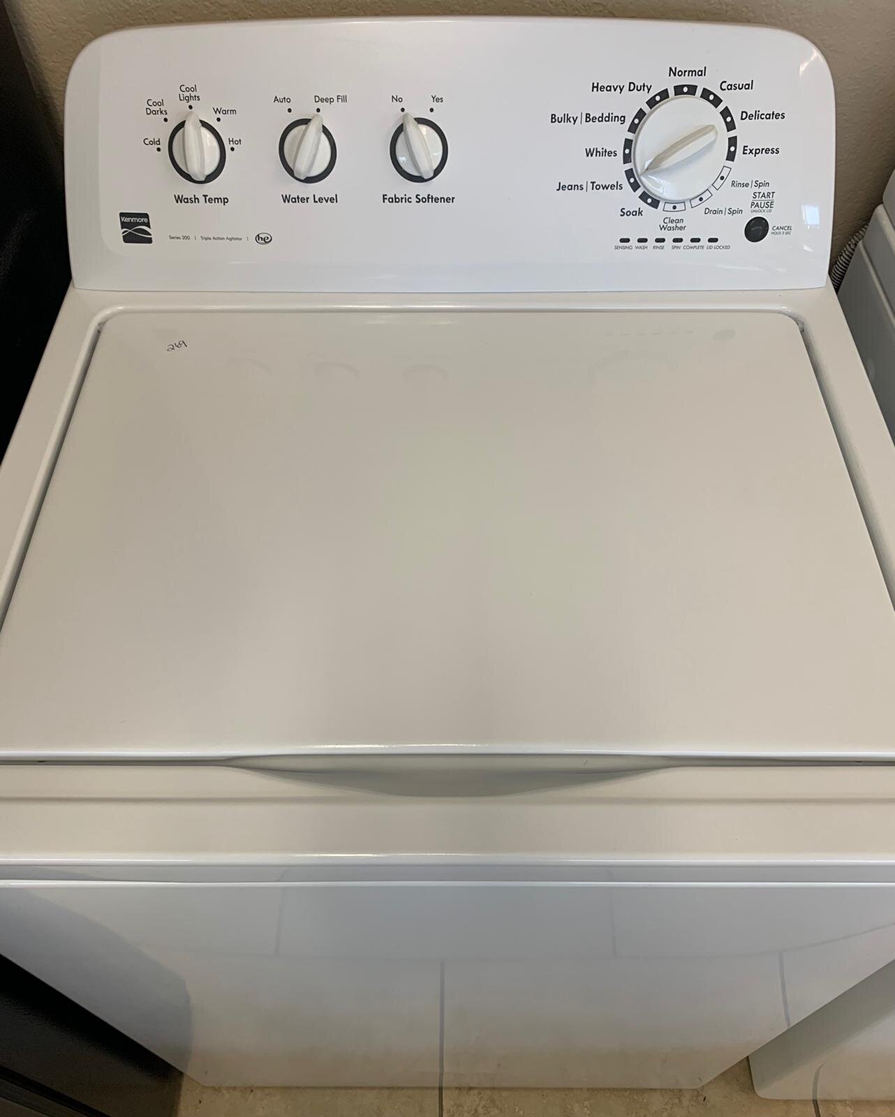 Kenmore Top Load Washer — Sally's Appliances