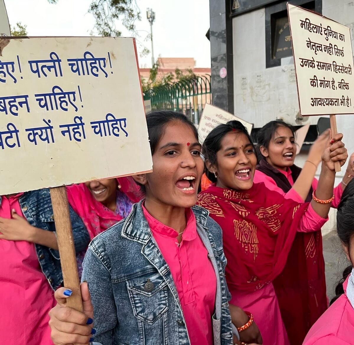 The women and girls of Sambhali are marching for #inclusion on #InternationalWomensDay and everyday! 

🌸&ldquo;The International Women&rsquo;s Day march is important to spread the message that women should be independent and free. I feel it is my da