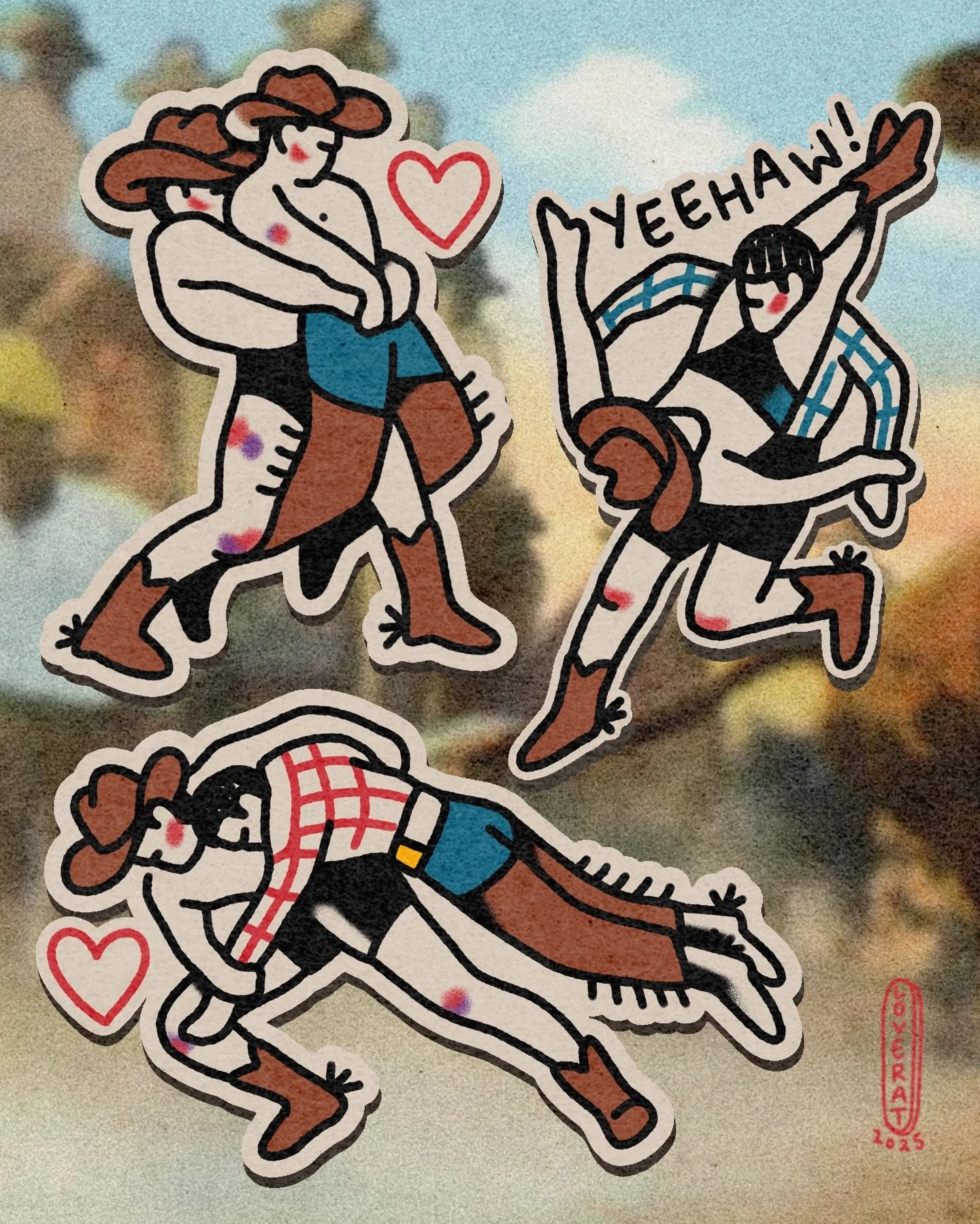 wrestling cowboys i would LOVE to tattoo for you, let's end the year on the best note 😎 🤠 👨&zwj;❤️&zwj;👨 swipe for all versions and for some placement inspiration ! 🌟 

my books are OPEN @goodcompany.tattoo (brighton, uk, 1 hour from london) 🏡 