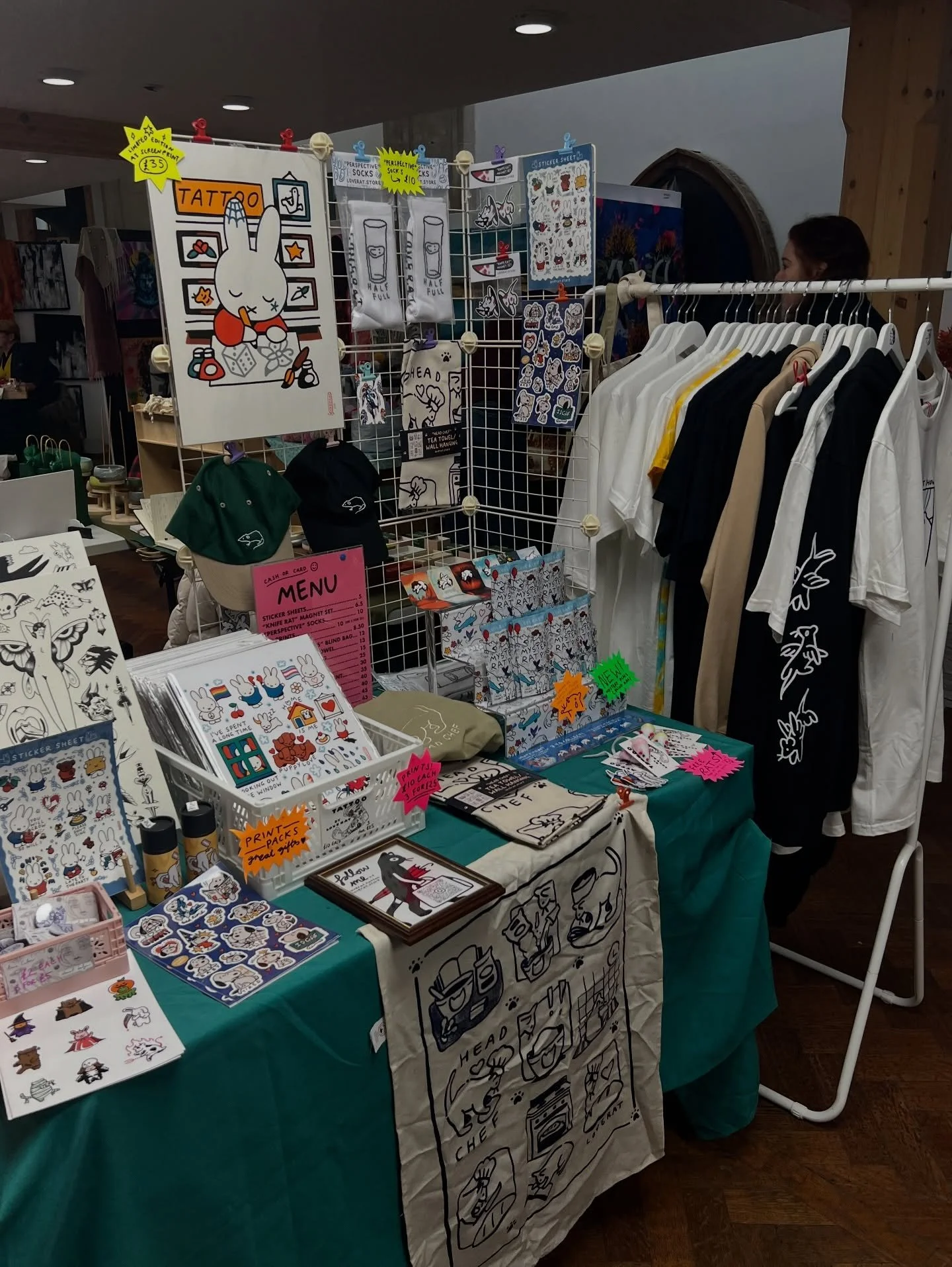 was wonderful to spontaneously be a part of the Christmas market in our very own building! @st_augustines_centre ⛪️ 🌲 thanks so much to all the familiar and also new faces who bought something or said hi! feeling motivated to do get into more market