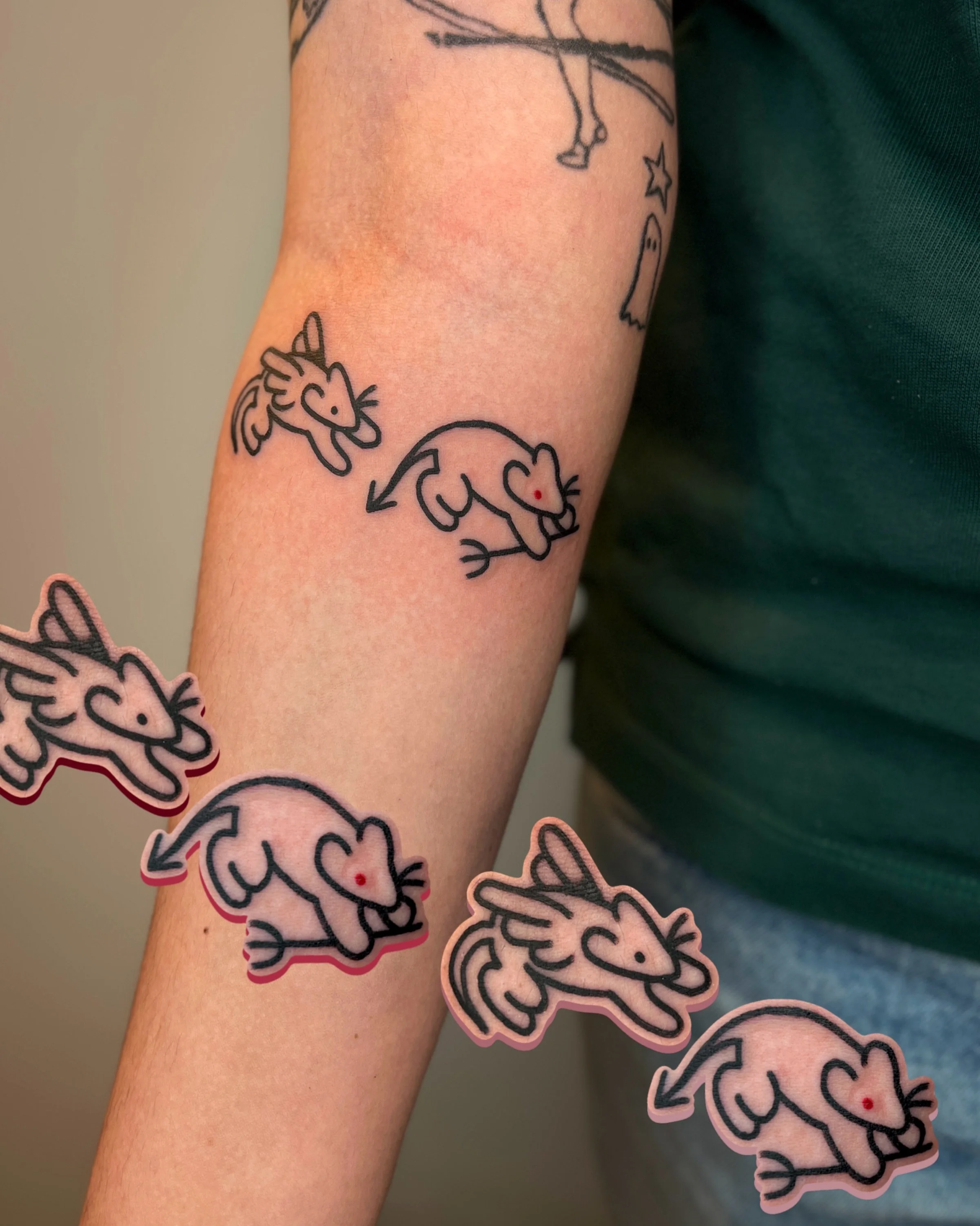 classic angel and devil rats and a little custom colour scene made a little while ago 🍃 🐀 

i work in BRIGHTON @goodcompany.tattoo and my books are open! ⭐️ 

to BOOK A TATTOO use the link in my bio for my website. it has everything you need to get
