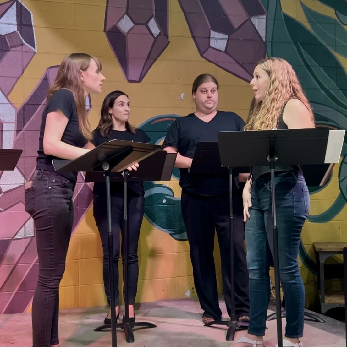 Elizabeth Kirchmeier, Cortney Patston, J.C. Maheu, Johanna Jaquith in PLUCK!