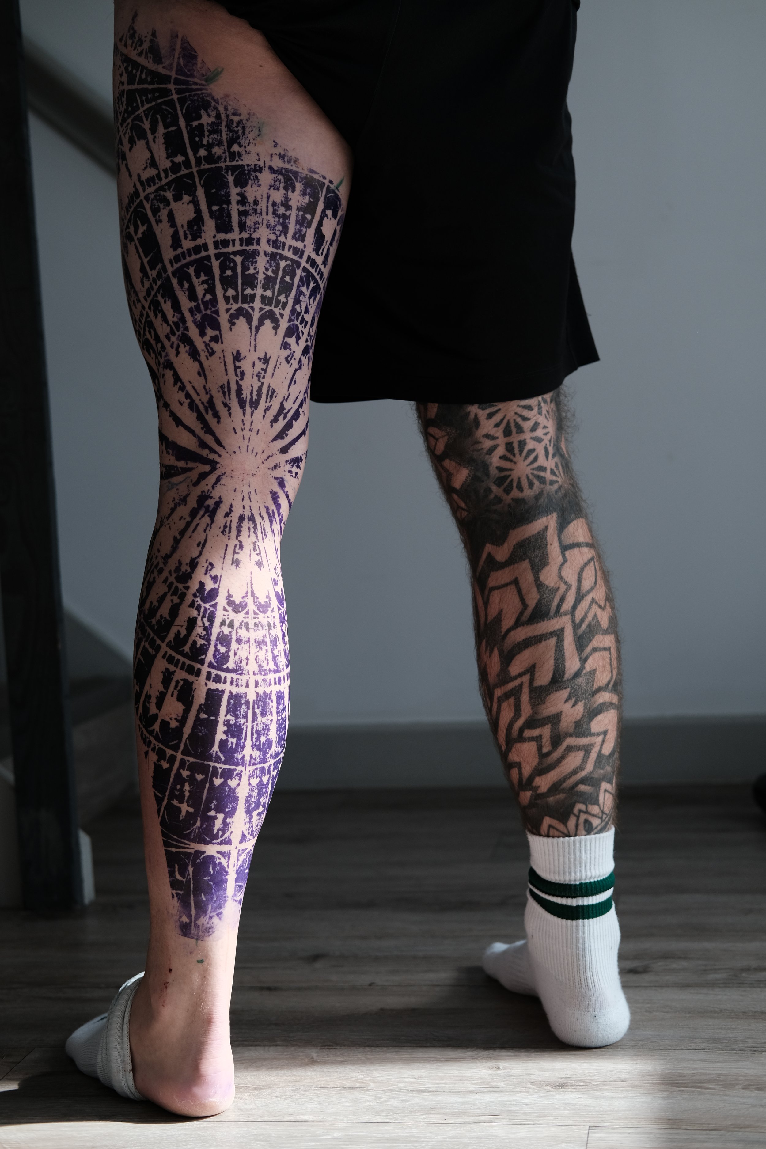  Why I draw directly onto the body - and why I also make some of the most complex stencils I know