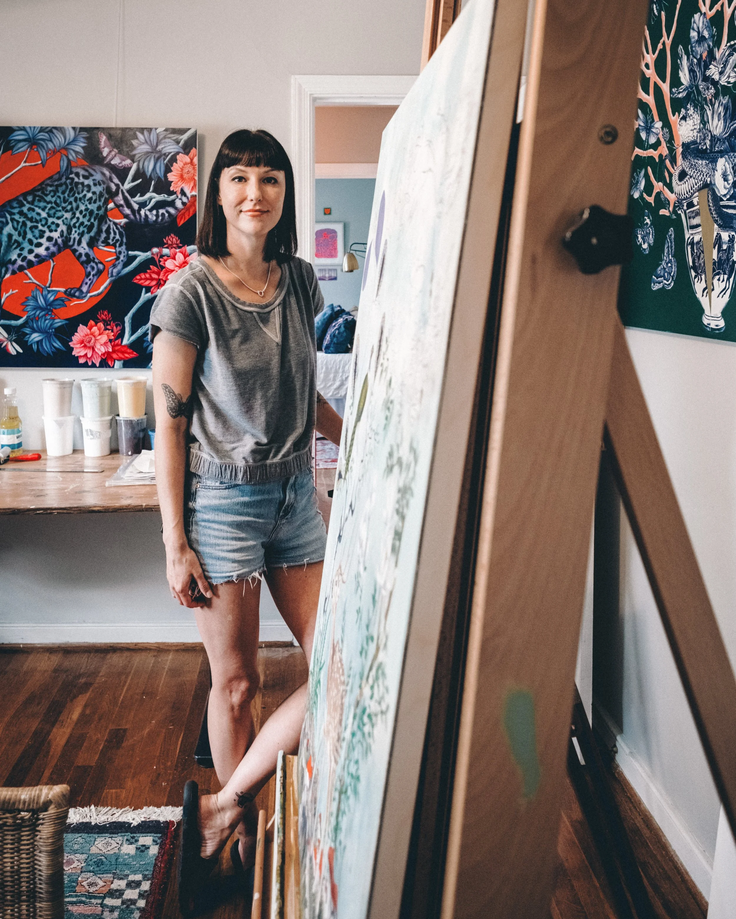 Richmond painter and muralist Naomi McCavitt of Thicket Design