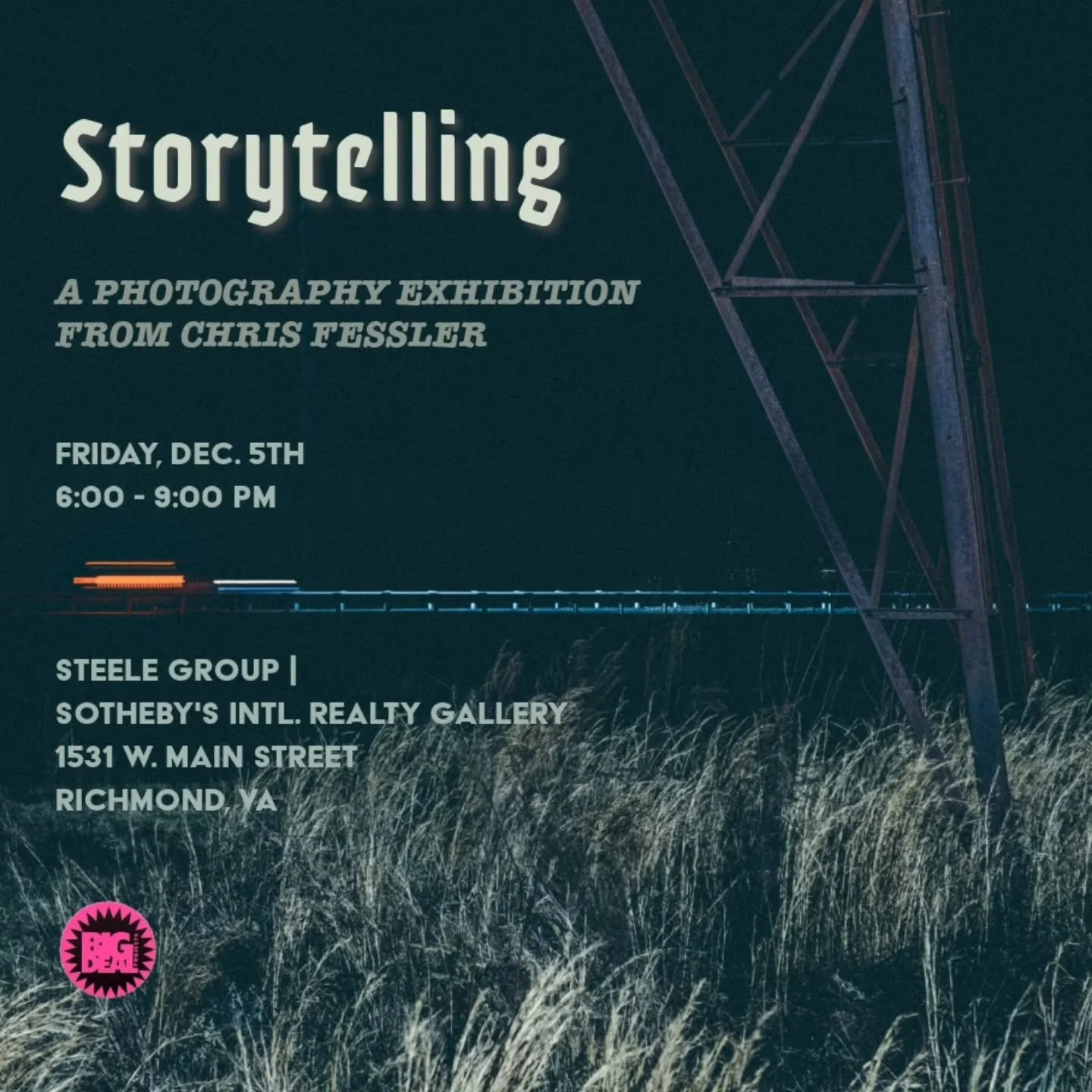 Roughly two weeks until the opening reception for 'Storytelling,' an exhibition of photography taken over the past two years. Some concrete, some abstract, all asking you to impart your own story, one that's unique to you and your imagination.

Detai