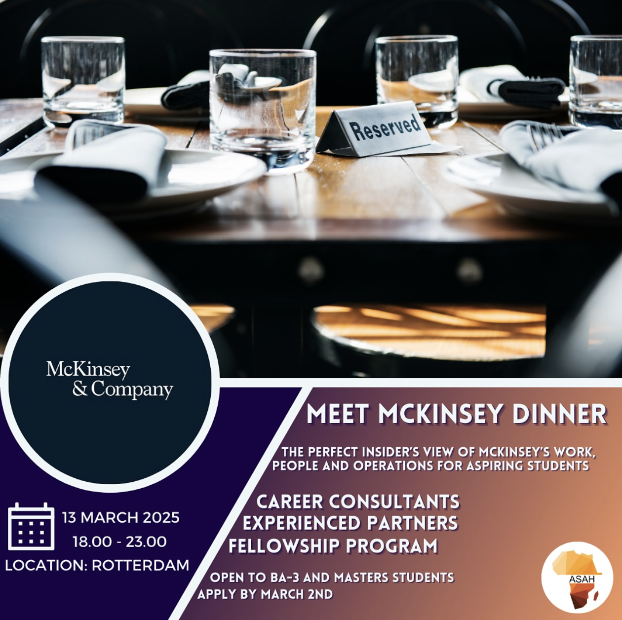 Meet McKinsey Dinner