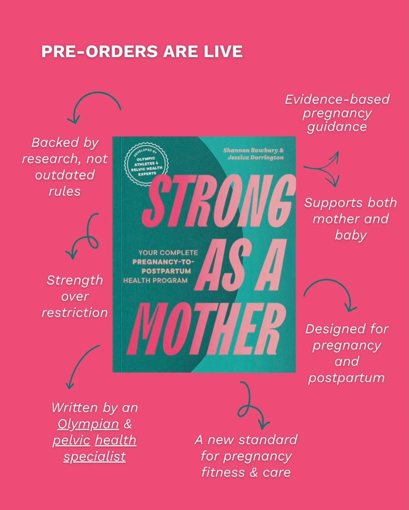 Pre-orders for Strong as a Mother are officially live!
This book is for women who want guidance rooted in science, strength, and trust, not outdated rules.

📖 Pre-order via the link in bio.

#strongasamother