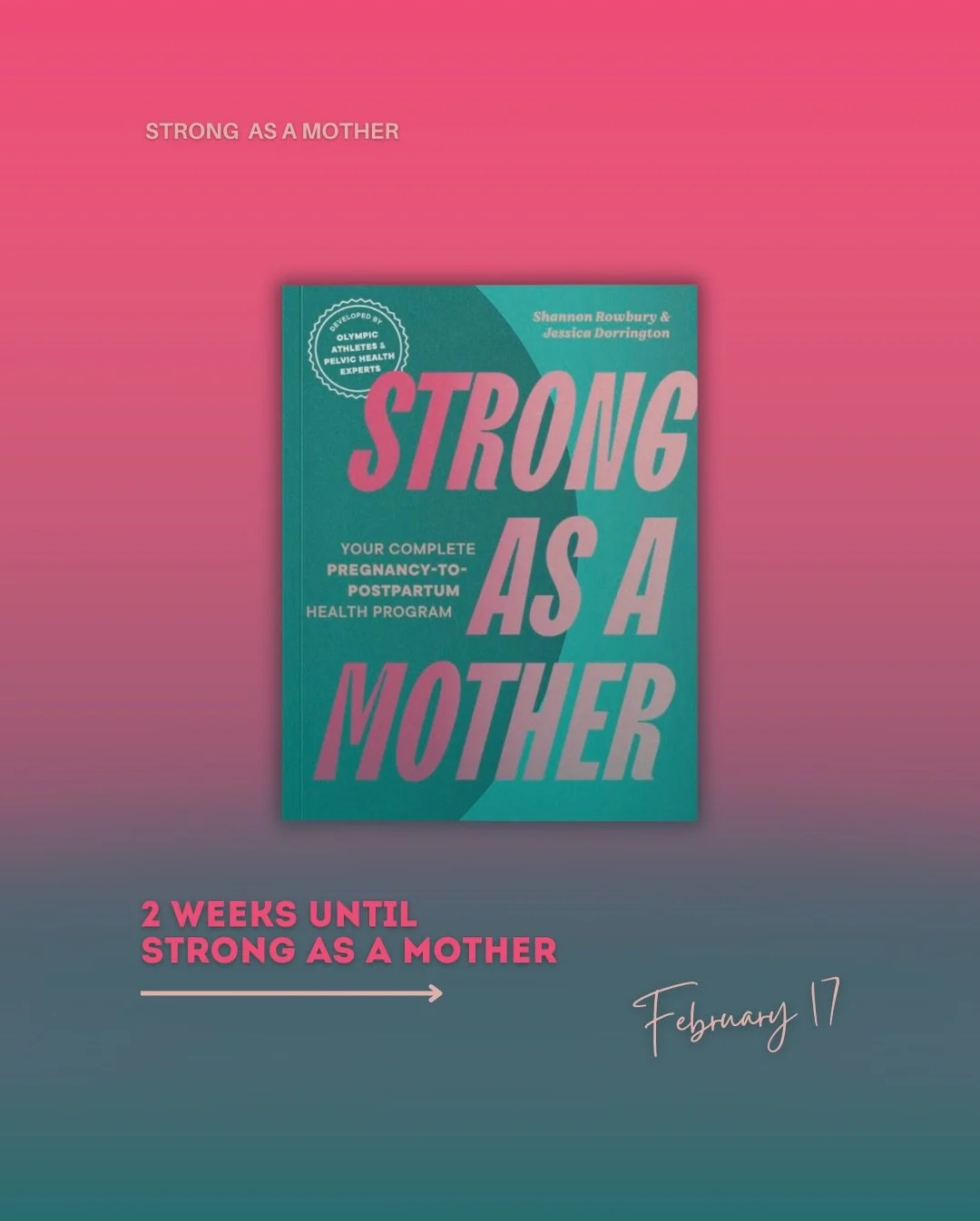 Two weeks until Strong as a Mother is out in the world!
Two weeks until women everywhere have access to empowering, evidence-based pregnancy guidance!

We can&rsquo;t wait to share it with you! 😍

#strongasamother