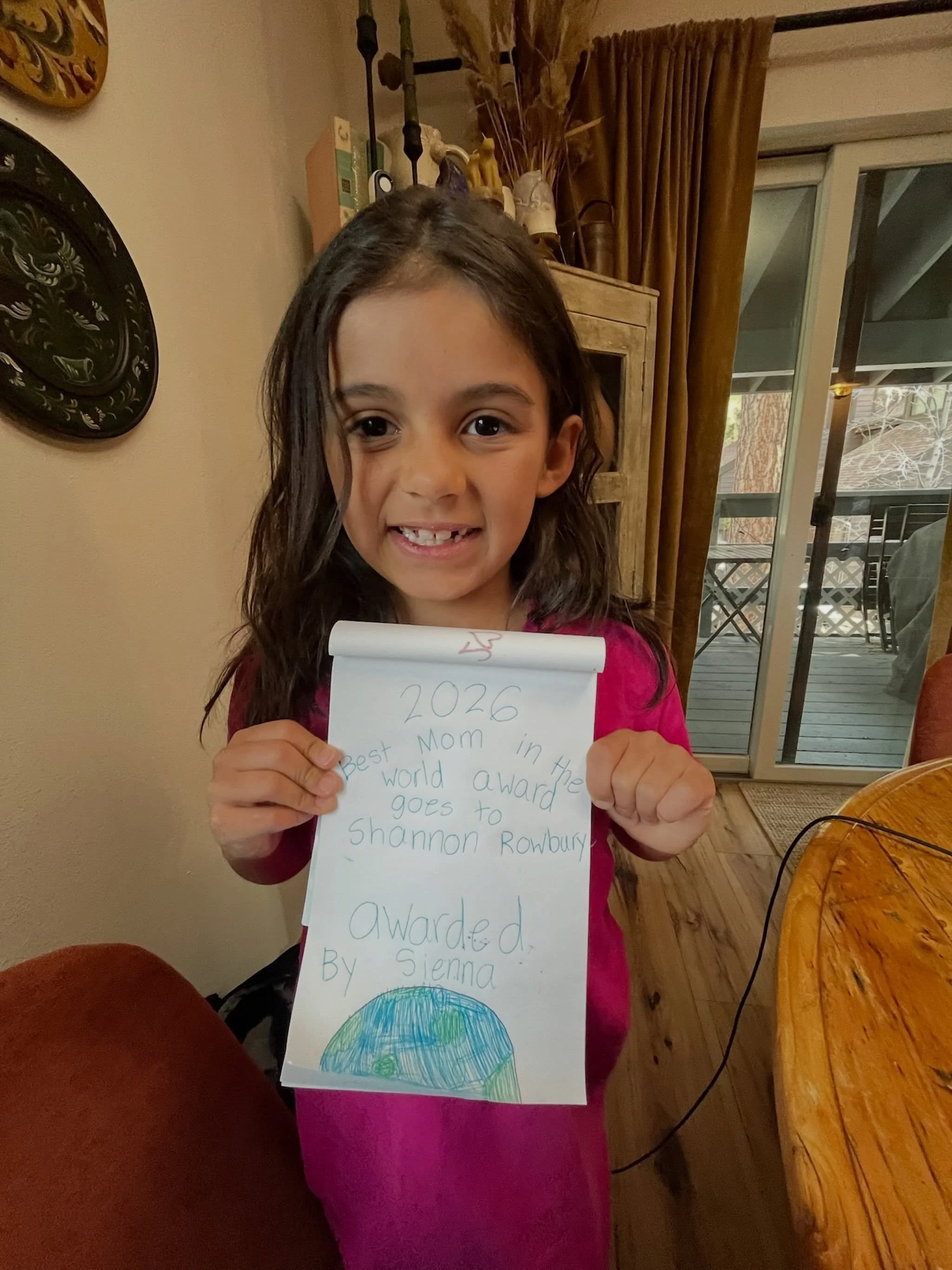 Some achievements don&rsquo;t come with a podium.

Today, I was awarded:

🏆 Best Mom in the World 2026

Presented by my toughest critic, biggest teacher, and favorite little human.

I think this one might mean the most. 
I love you, my girl &hearts;
