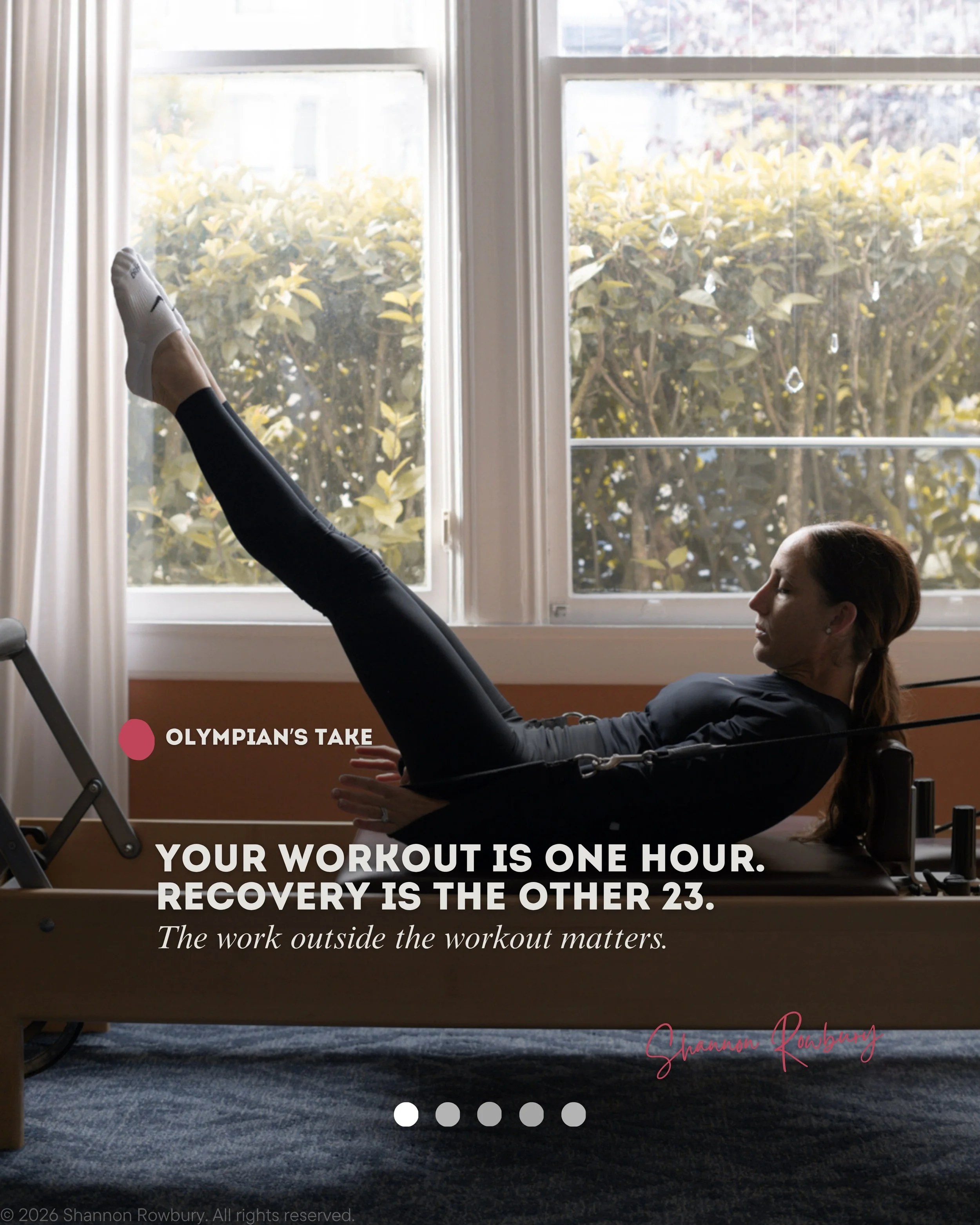 Your workout may be one hour. Your recovery choices fill the other 23. 💤
