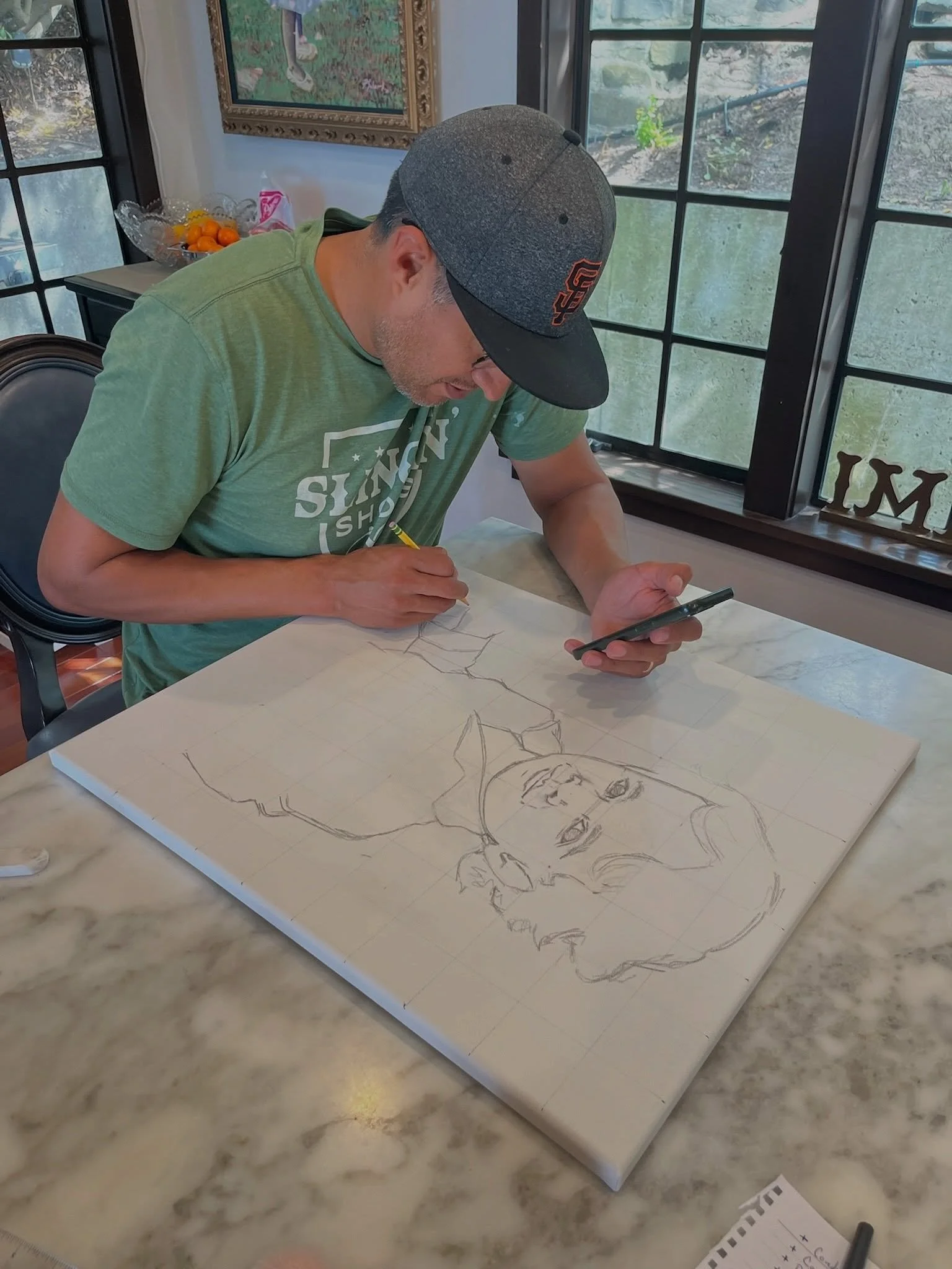 Behind the scenes of Pablo&rsquo;s newest commission. 🎨

Every finished piece starts here: a grid, a pencil, and a lot of patience. It&rsquo;s easy to only see the final result, but I love getting a glimpse of the quiet work that comes first.

Sport