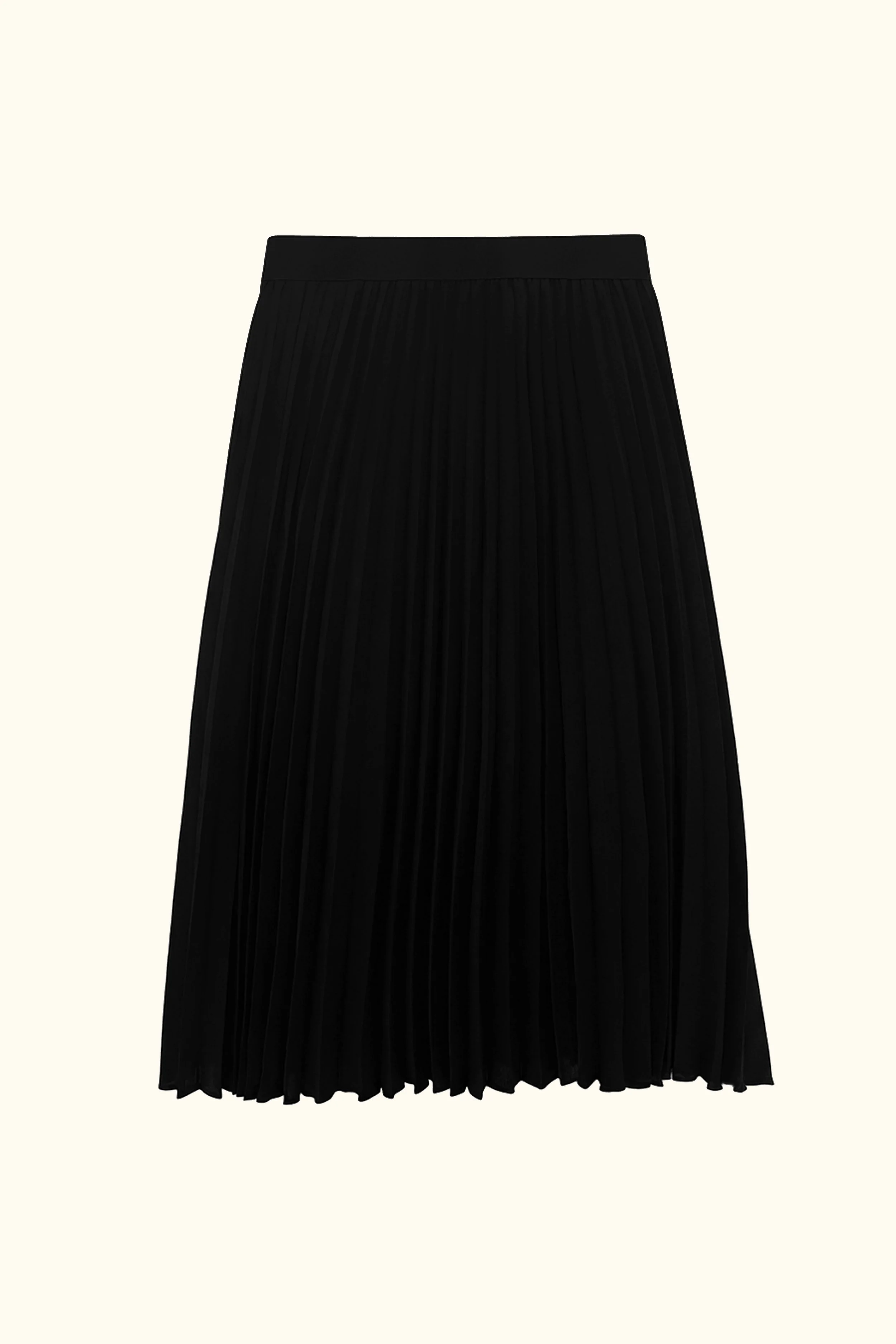 Black Pleated Skirt