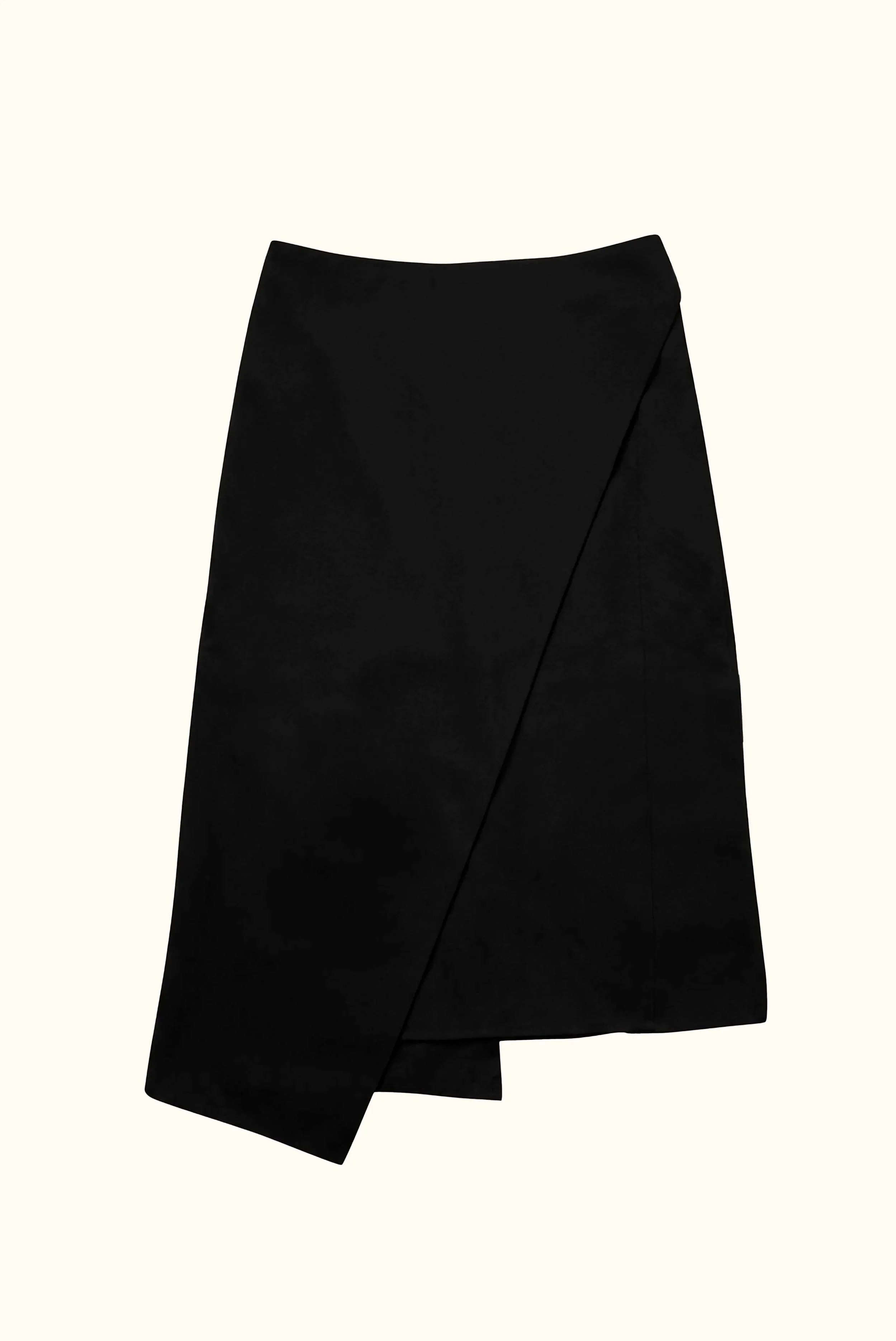 Black Asymmetric Skirt