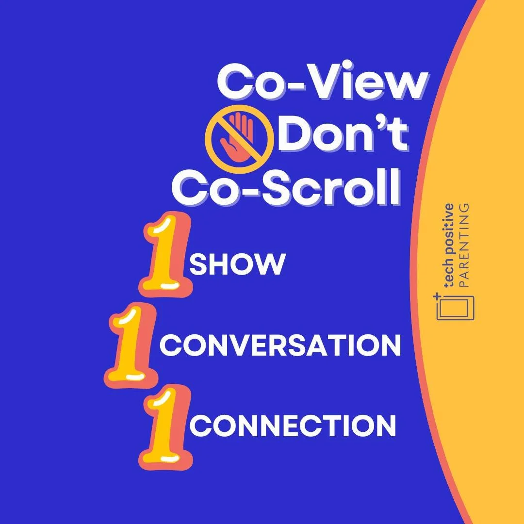 Want screen time to actually build skills? 
Try co-viewing...watching together and talking about what you see.

Quick How-To:
&bull; Preview the pick: &ldquo;This one looks creative/funny, let&rsquo;s try it.&rdquo;
&bull; Pause for a beat: &ldquo;Wh