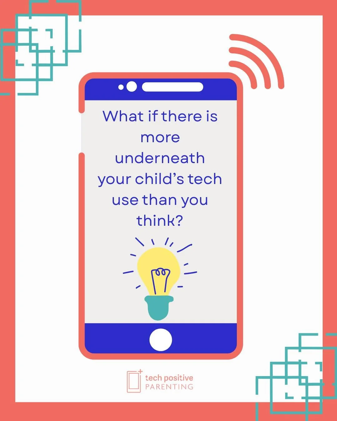 Not every tech struggle starts with a tech problem. 

Sometimes the tablet, phone, game, or group chat is doing a mental health job for a child: helping them escape, calm down, feel connected, avoid stress, or get a quick hit of stimulation after a l