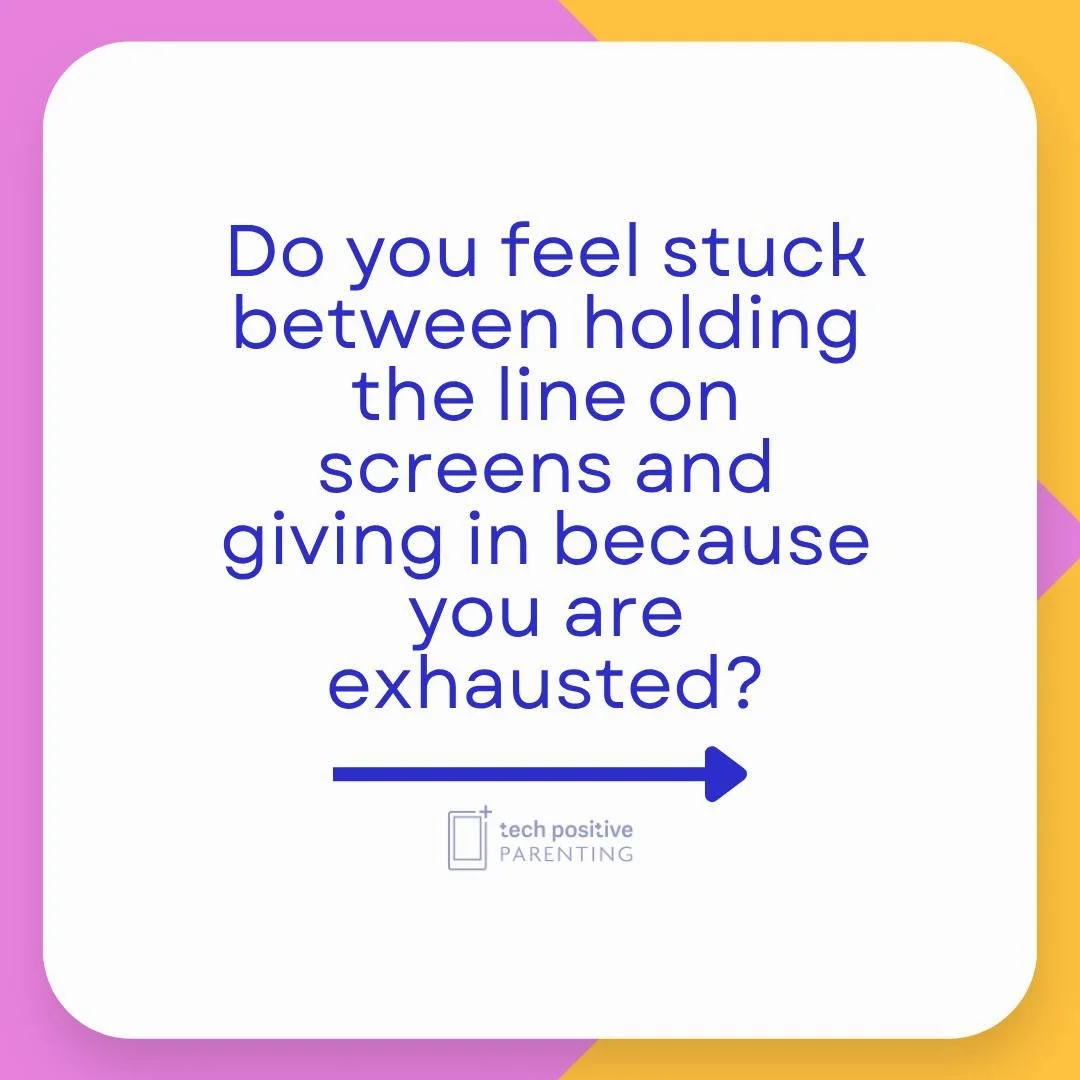 It is not just the device.

It is that most of us are trying to set boundaries with our kids&rsquo; tech use when we are already depleted, multitasking five things at once, and fully aware that taking the screen away may mean stepping straight into y
