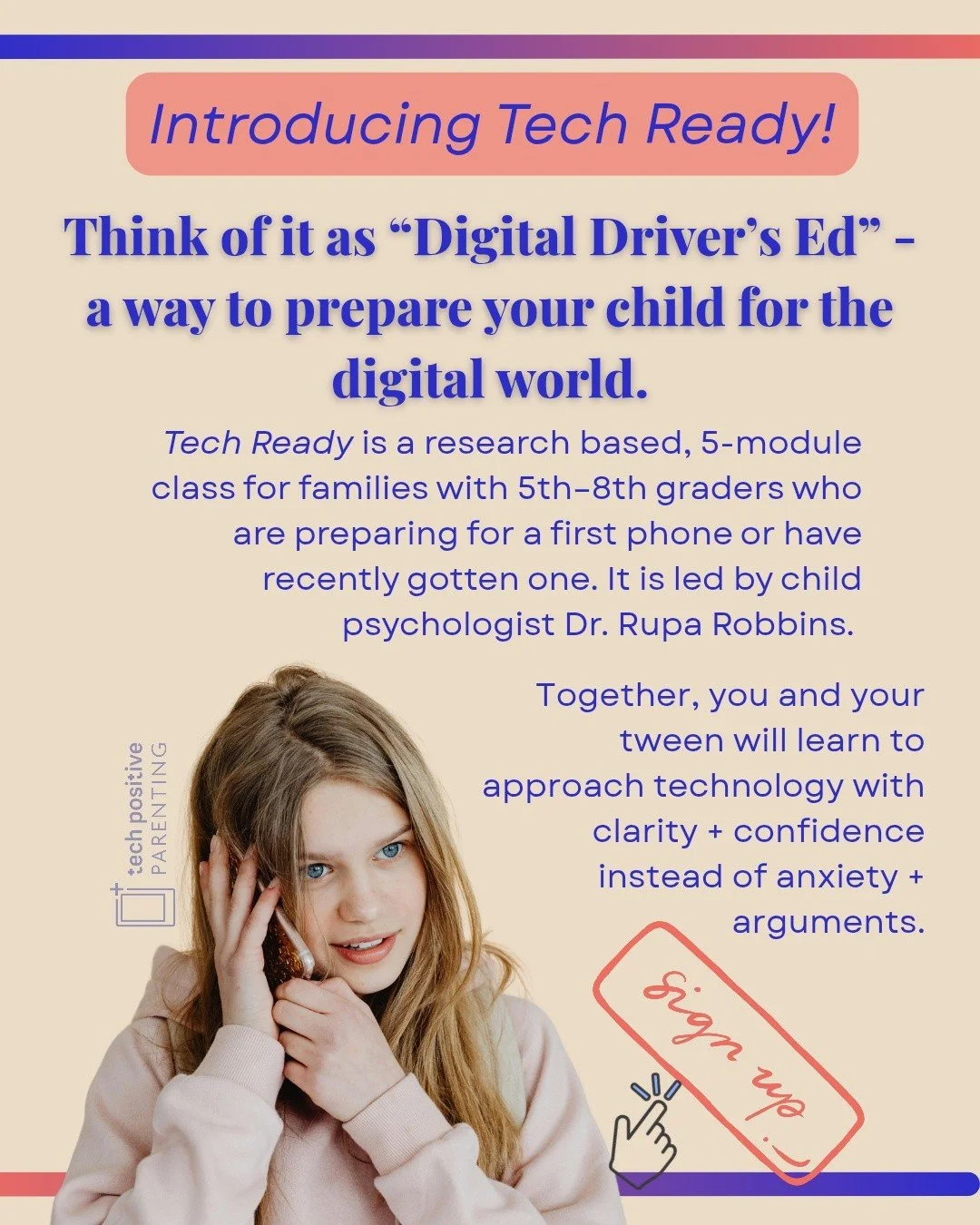 If you&rsquo;ve been stuck somewhere between
&ldquo;I don&rsquo;t want to say yes too soon&rdquo;
and
&ldquo;Everyone else already has one&rdquo;
this course was made for you.

Tech Ready is for families who want to be proactive, not panicked. Over 5