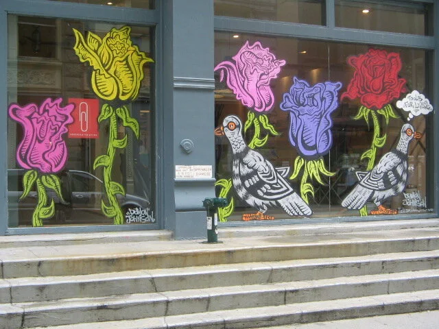 Pigeons and Roses Full Mural angle shot.jpg