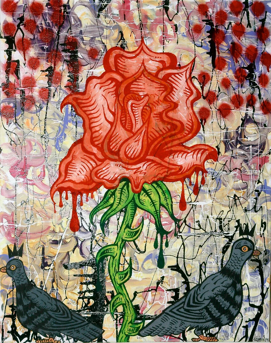 Rose and pigeons.jpg