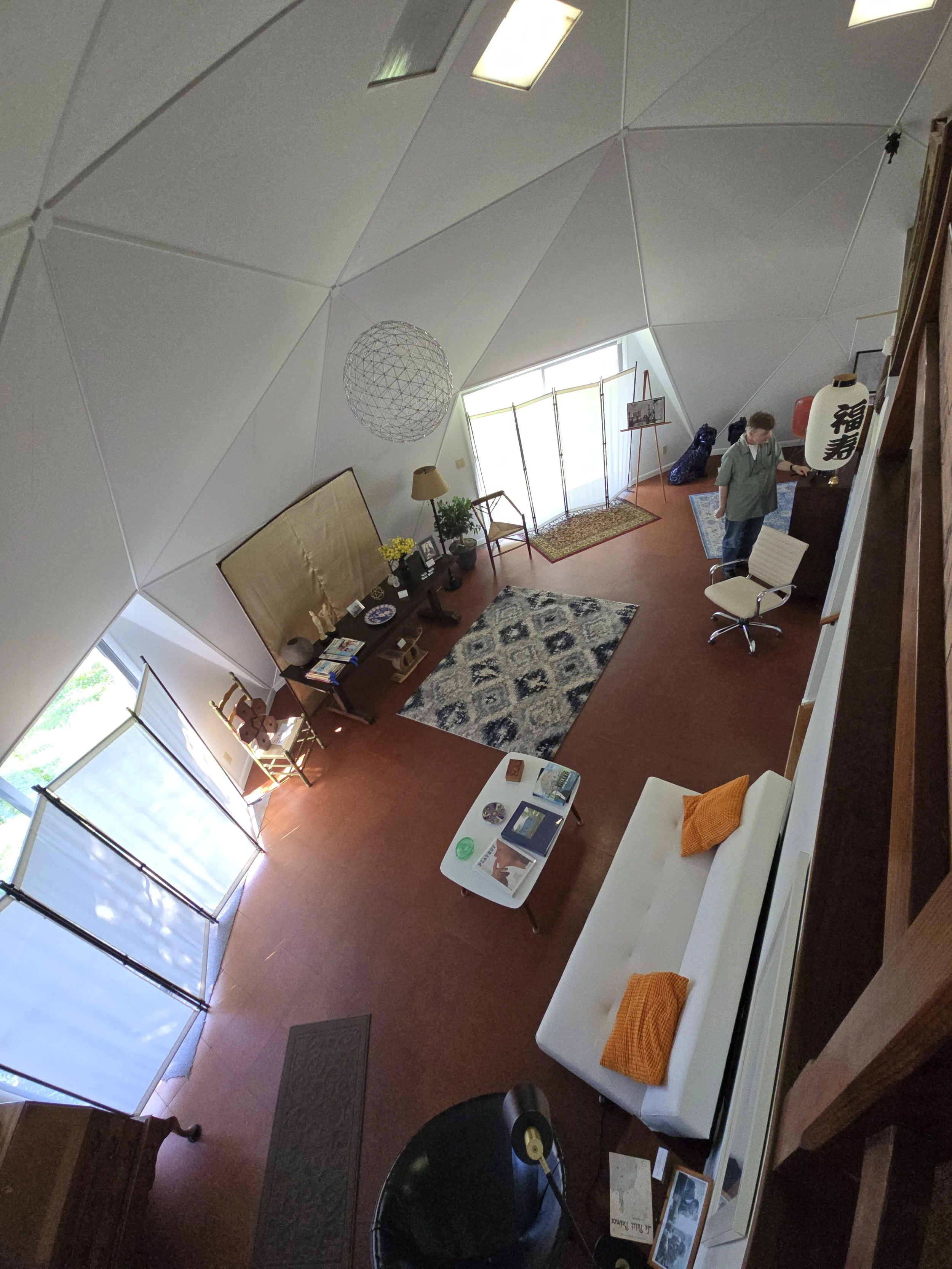 View from the loft and library.