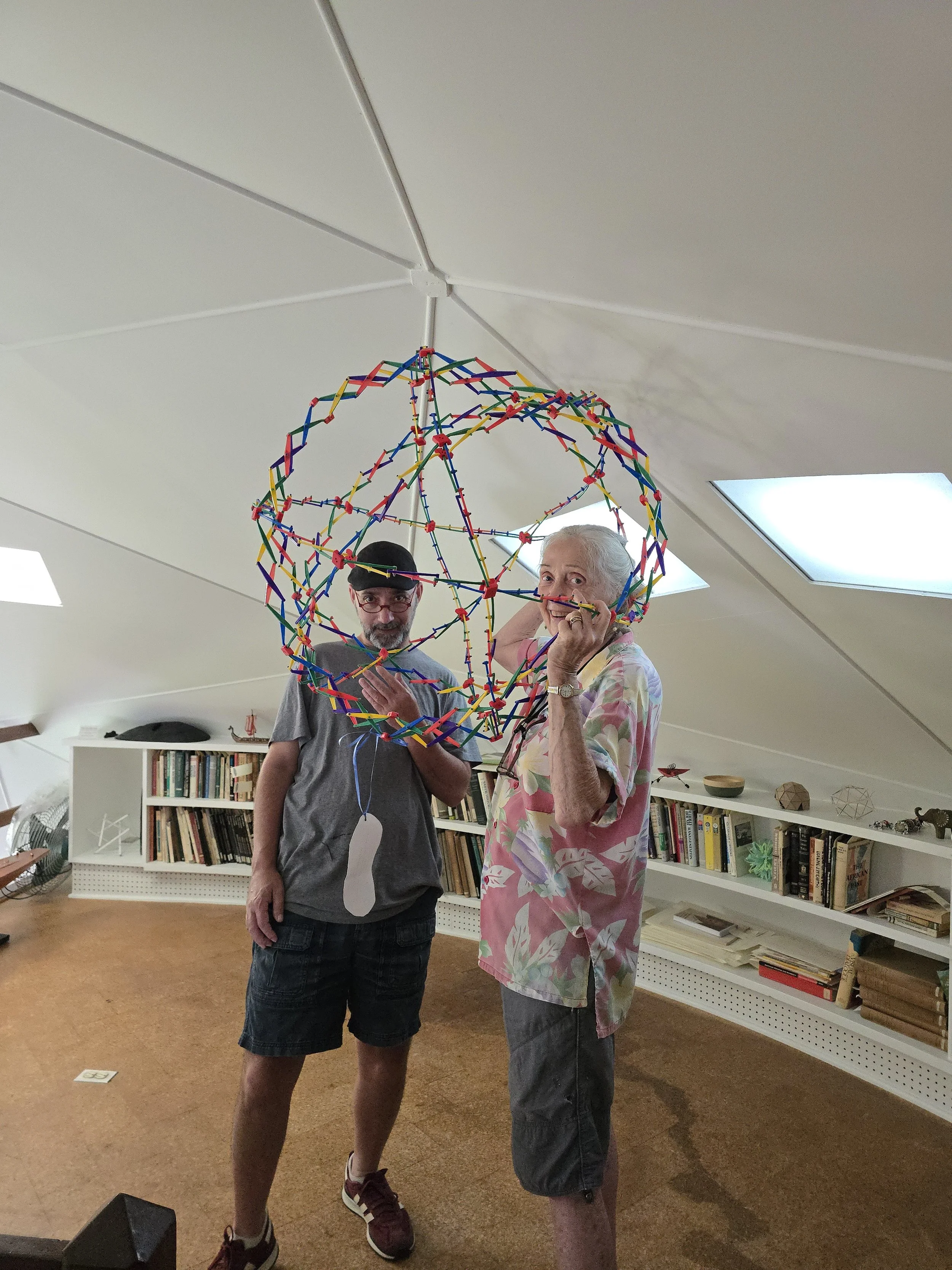 Both Blake and Judy inside the geodesic ball.