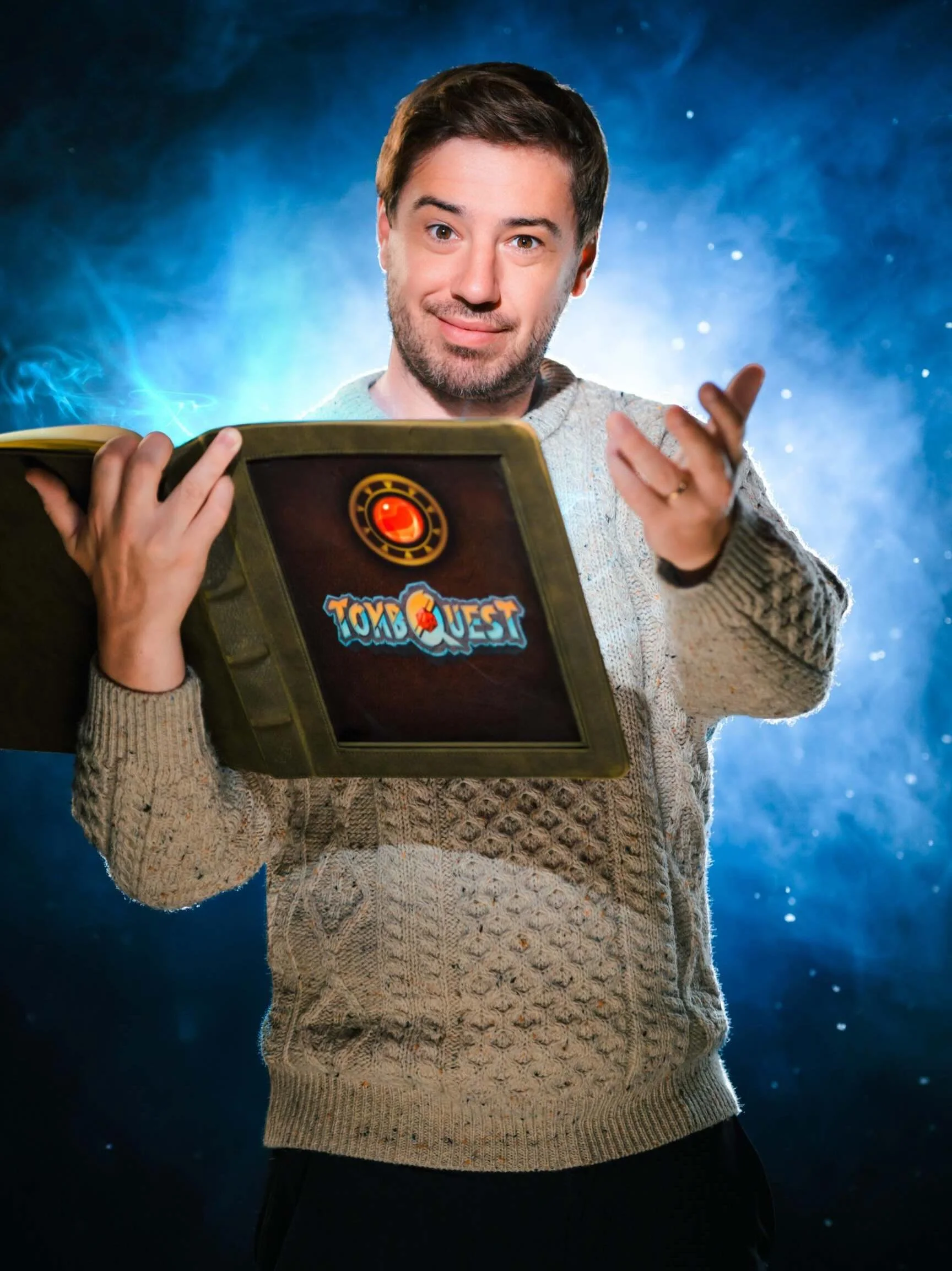 TOMB QUEST begins tonight at The Colony Theatre in Burbank, CA. It&rsquo;s been a freaking joy to get back together with my old friends from @therealteamstarkid and put this heartfelt tuneful musical together. They&rsquo;ve given me more lines than I