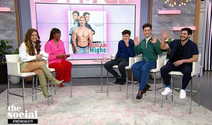 @AdamFoxofficial joined his castmates this morning, as they stopped by @TheSocialCTV to talk about the season premiere of @SugarHighsOfficial, tonight on @OutTV!

Catch the interview online at @CTV! 

#WeAreTheCharacters #SugarHighs #SugarHighsTV #Su