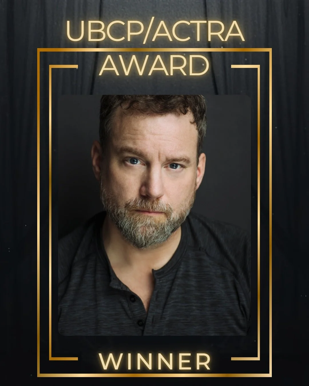 Congratulations to @PatrickGilmore for his win at this years @UBCP_ACTRA Awards! Our other nominees included @HayleySales, @therealDavidKaye and @jhalegram!

#WeAreTheCharacters #UBCP #UBCPawards #BCfilm #BCtelevision
