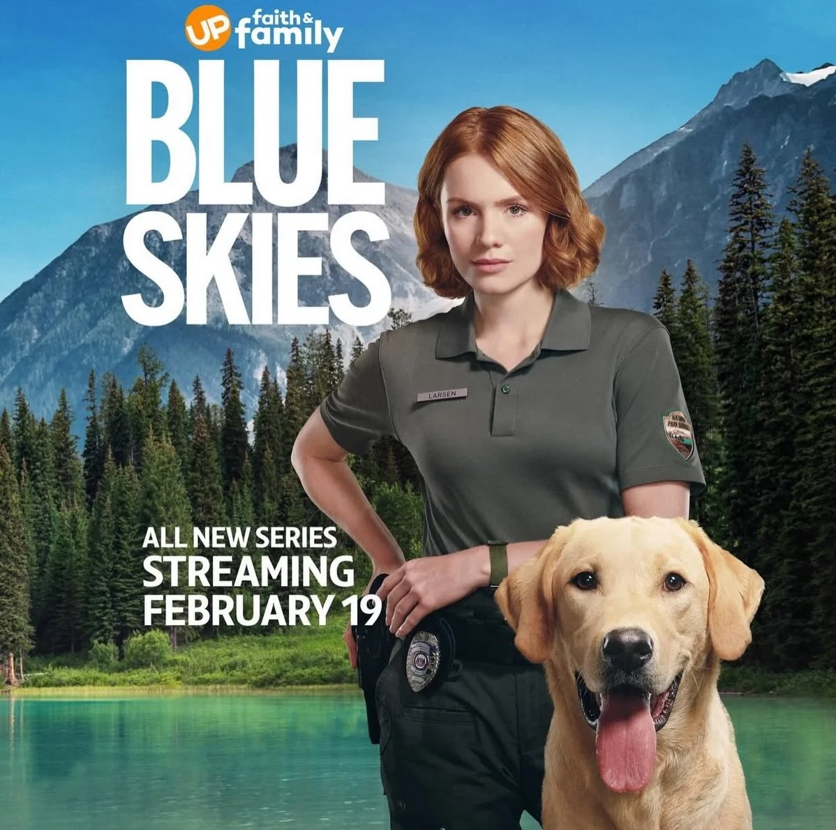 Blue Skies premiered this week, with @ScarletHunter starring as Jodi Larsen! Tune in to @Up_TV for new episodes each week. 

#WeAreTheCharacters #UpTV #UpTVFaithandFamily