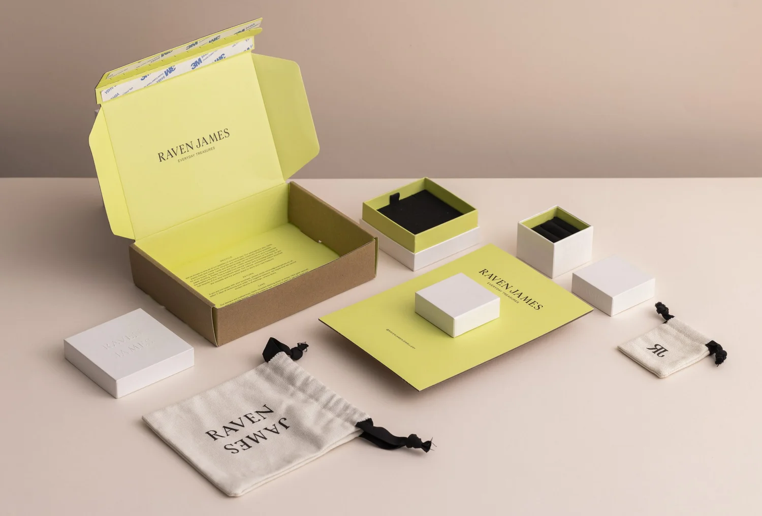 Raven James Jewellery Packaging
