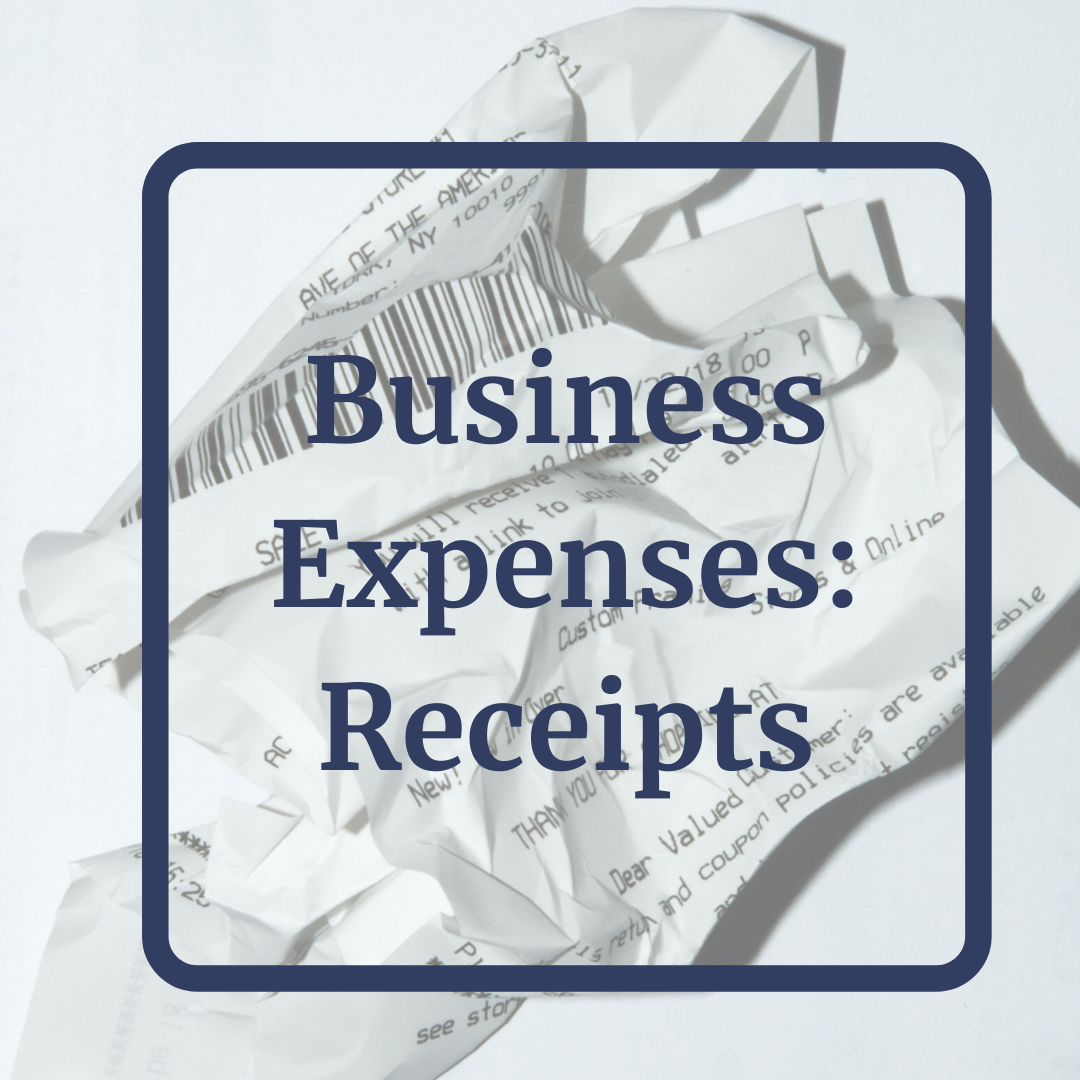 Business Expenses: Receipts