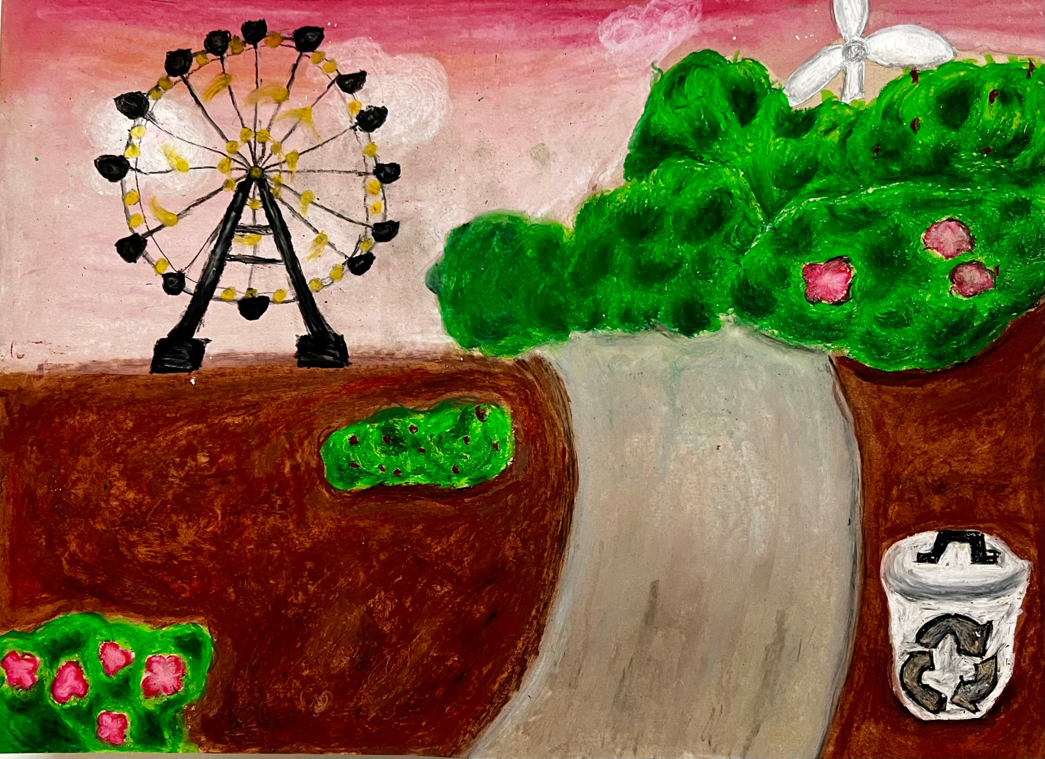 Recycle Wheel by Sania Nixon